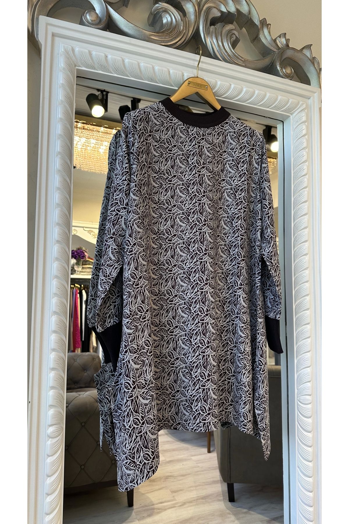Invee-Invee Patterned Tunic - Plum 3