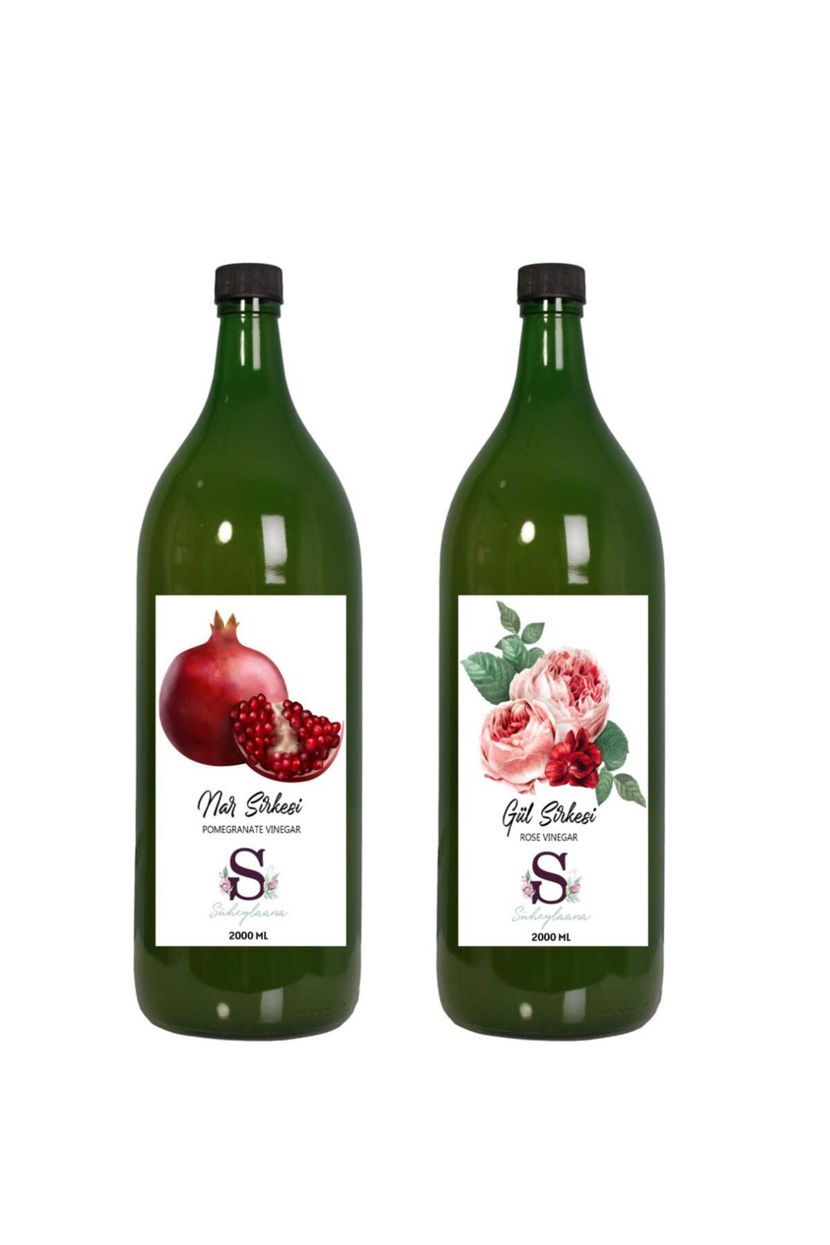 Süheylaana Doğal Nar Sirkesi 2000 Ml - Doğal Gül Sirkesi 2000 Ml