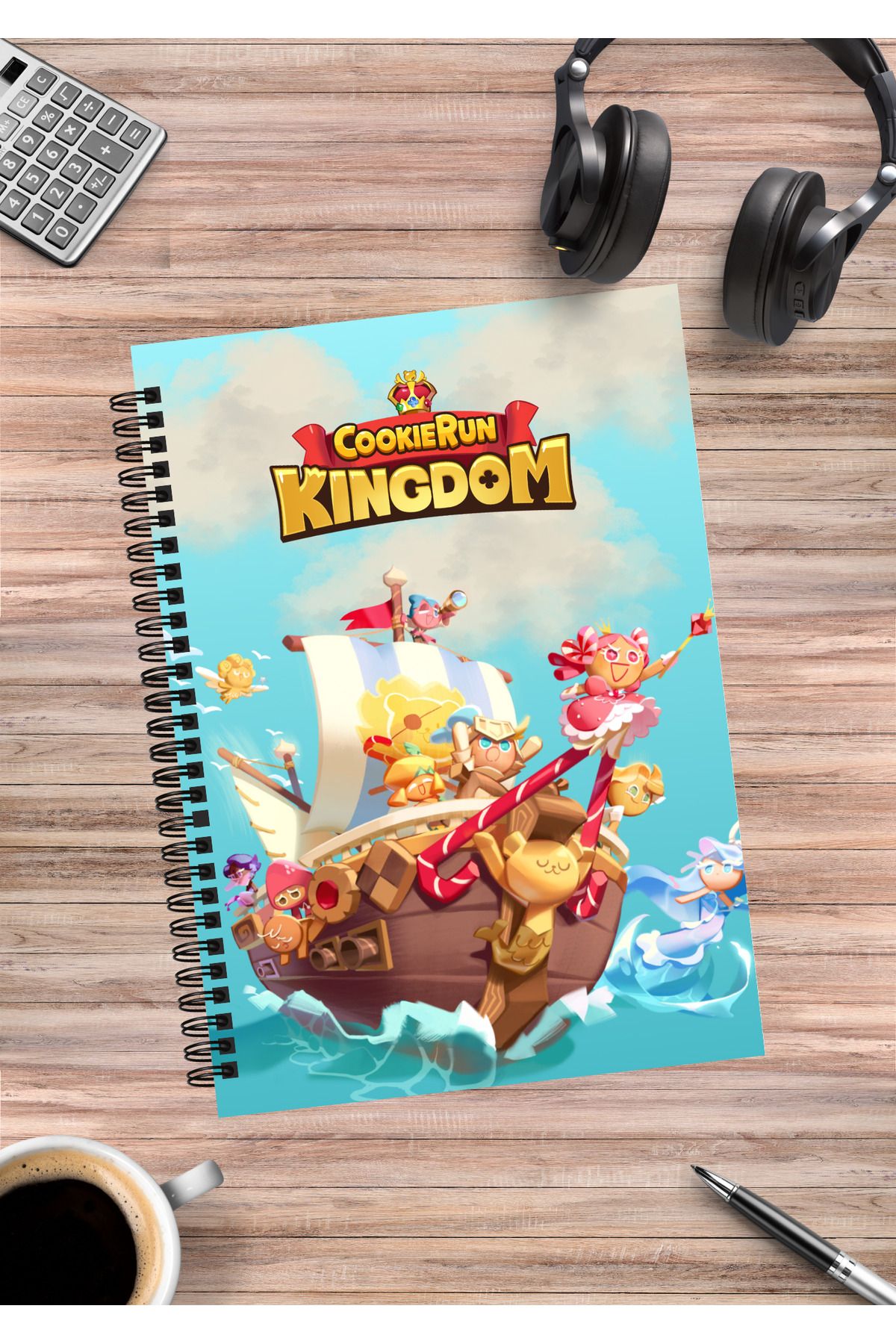 mertfigur Cookie Run Kingdom Spiralli Defter A5 (50 Yaprak)