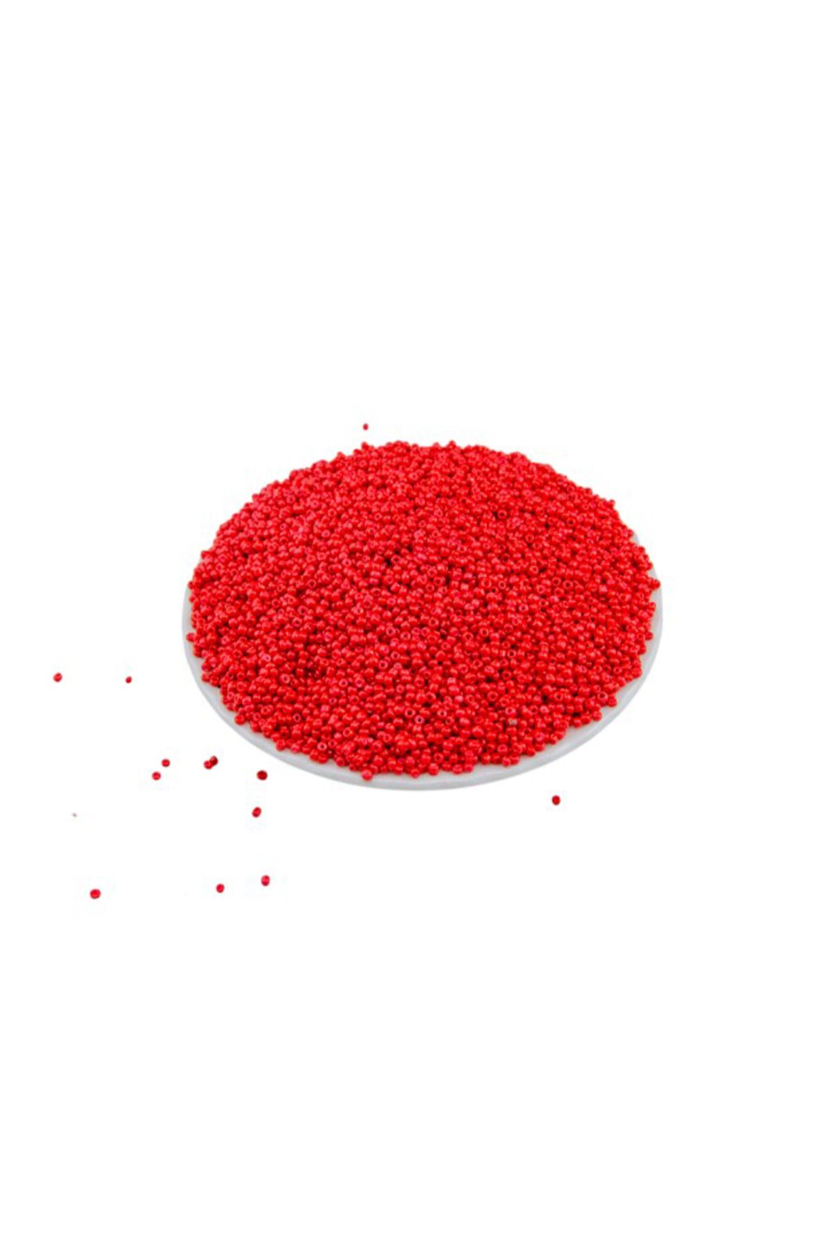 Serhat Aksesuar ve El İşçilik Mat Kırmızı (11/0) 2 mm Kum Boncuğu 100 gr