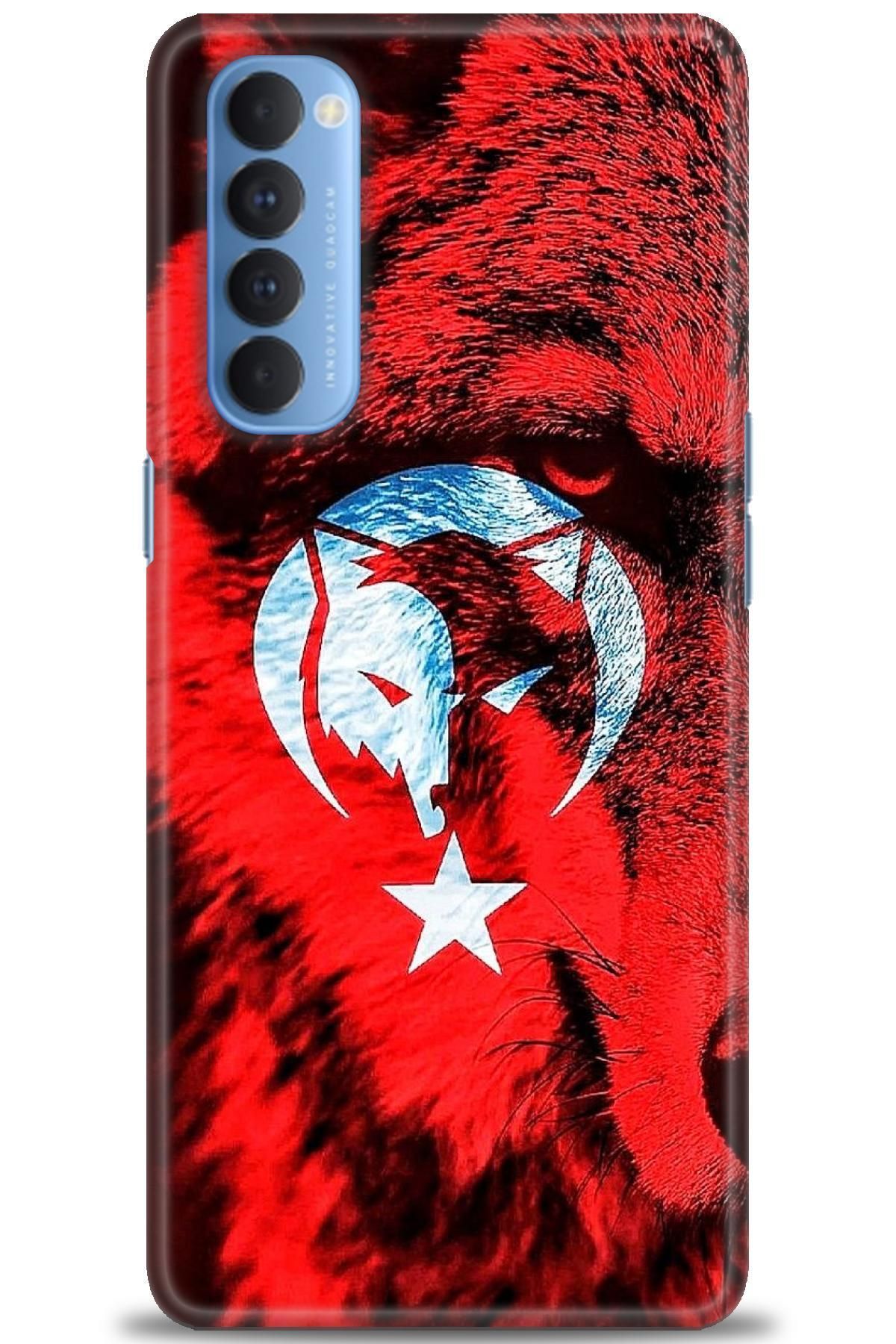 OPPO Reno 4 Pro İle Tam Uyumlu HD Baskılı Desenli Kılıf - Oppo - 464