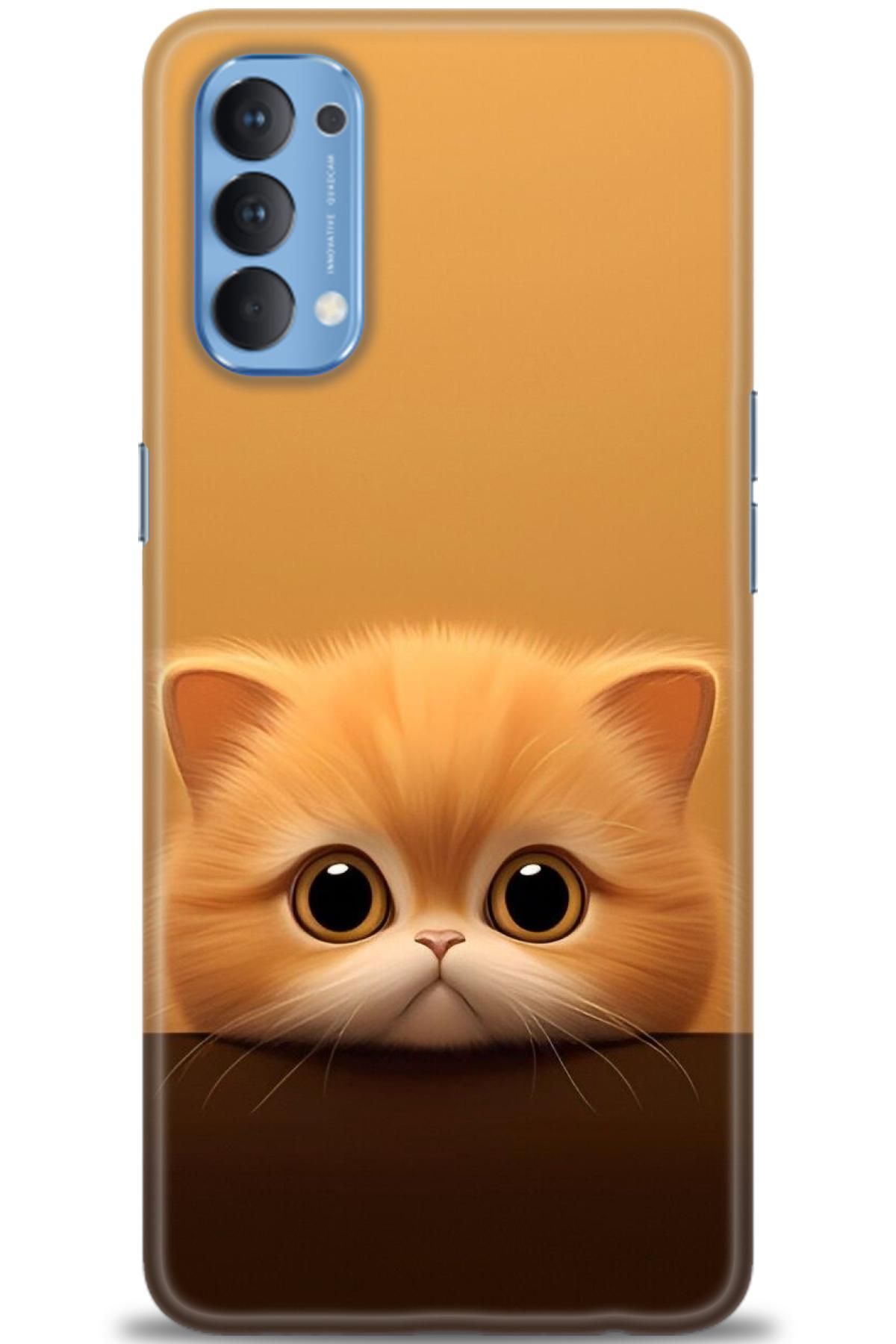 OPPO Reno 4 İle Tam Uyumlu HD Baskılı Desenli Kılıf - Oppo - 780