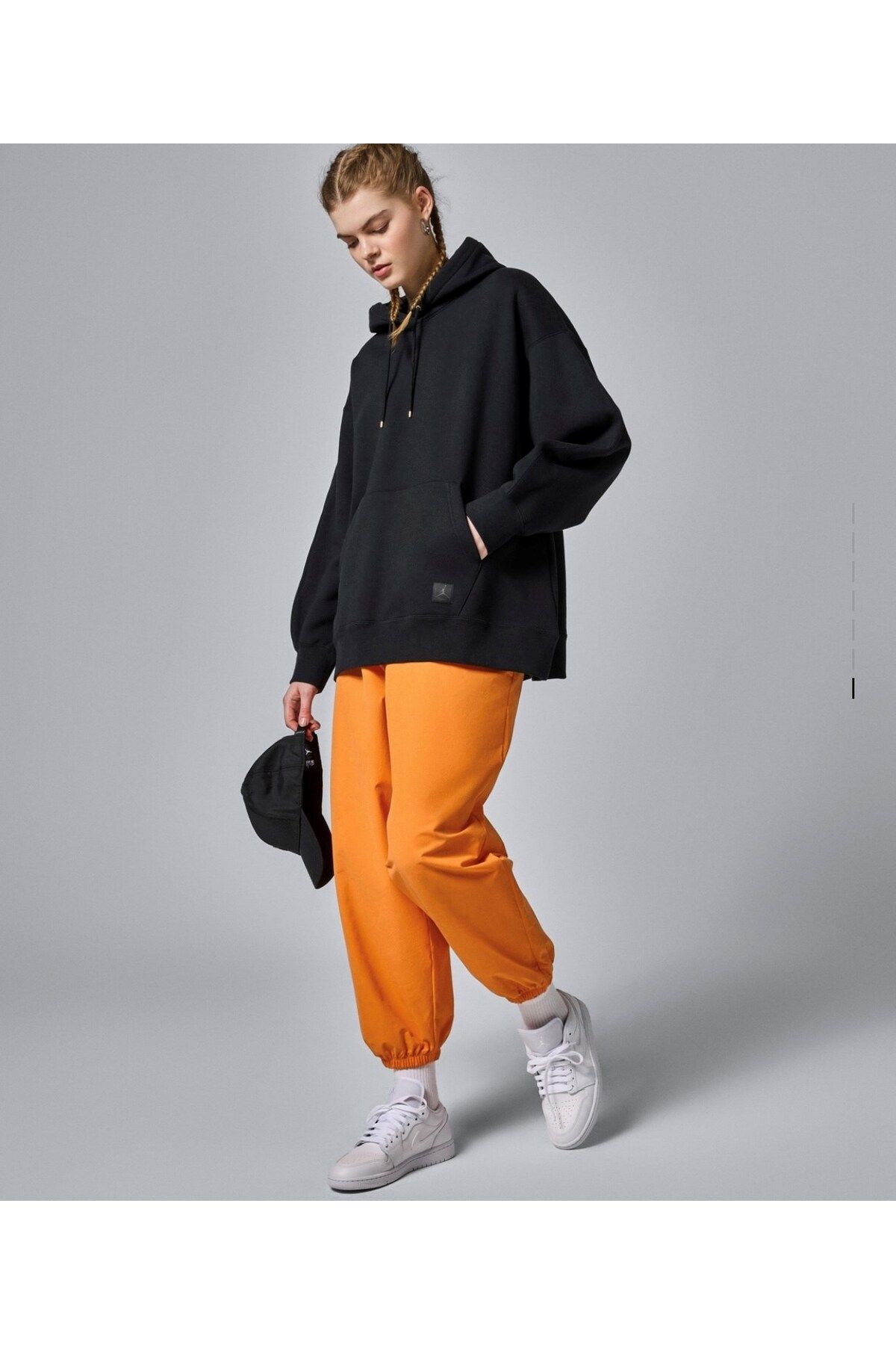 Nike Jordan Flight Fleece Oversized Pullover Hoodie Kadın Sweatshirt