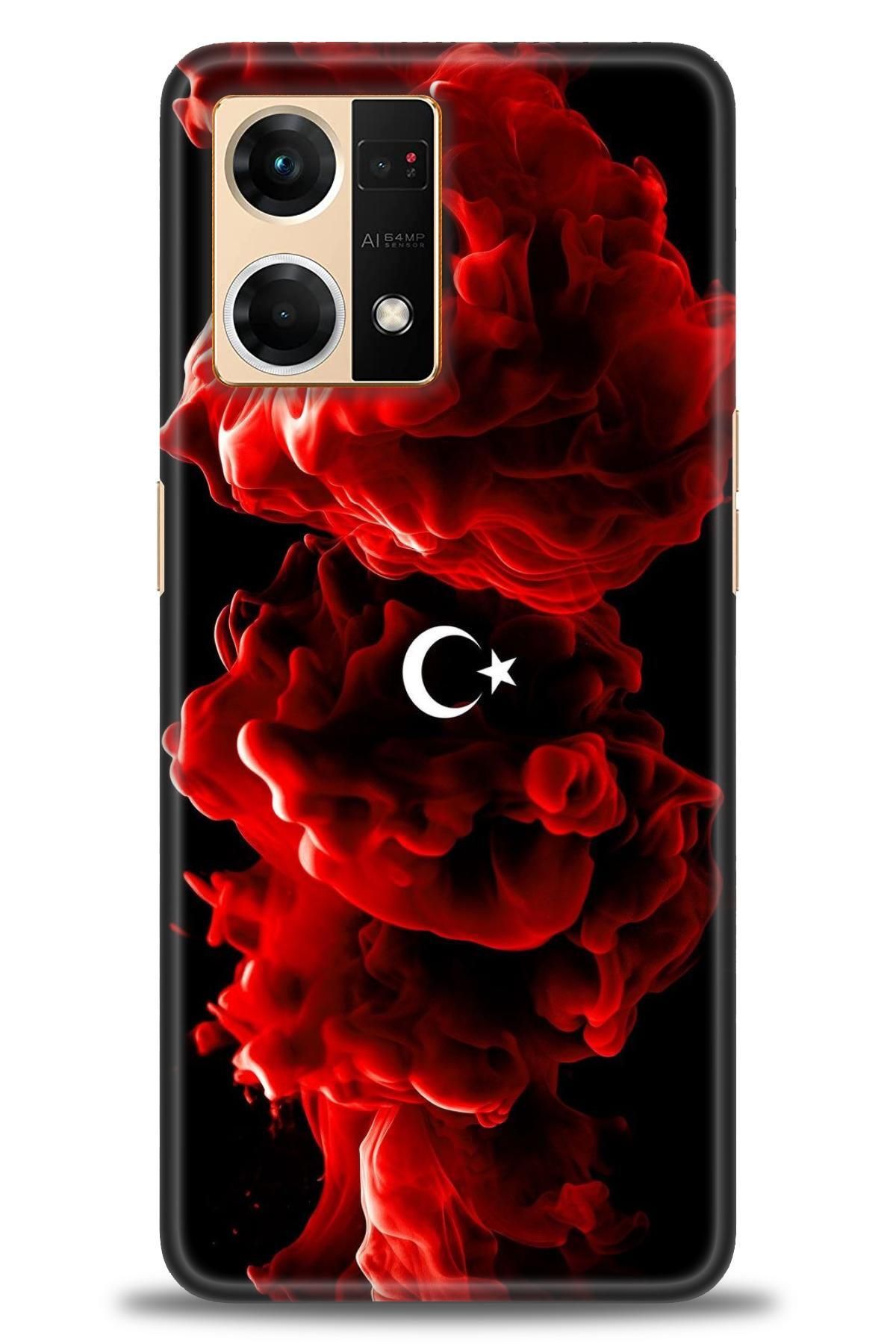 OPPO Reno 7 İle Tam Uyumlu HD Baskılı Desenli Kılıf - Oppo - 1066