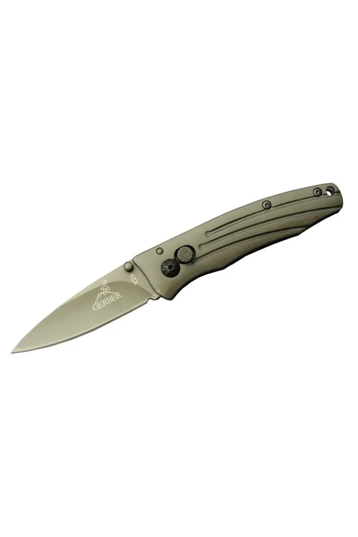 mrpurple Gb X26 Titanyum Kamp Çakı 16 Cm - Manuel - PRP2139-1005