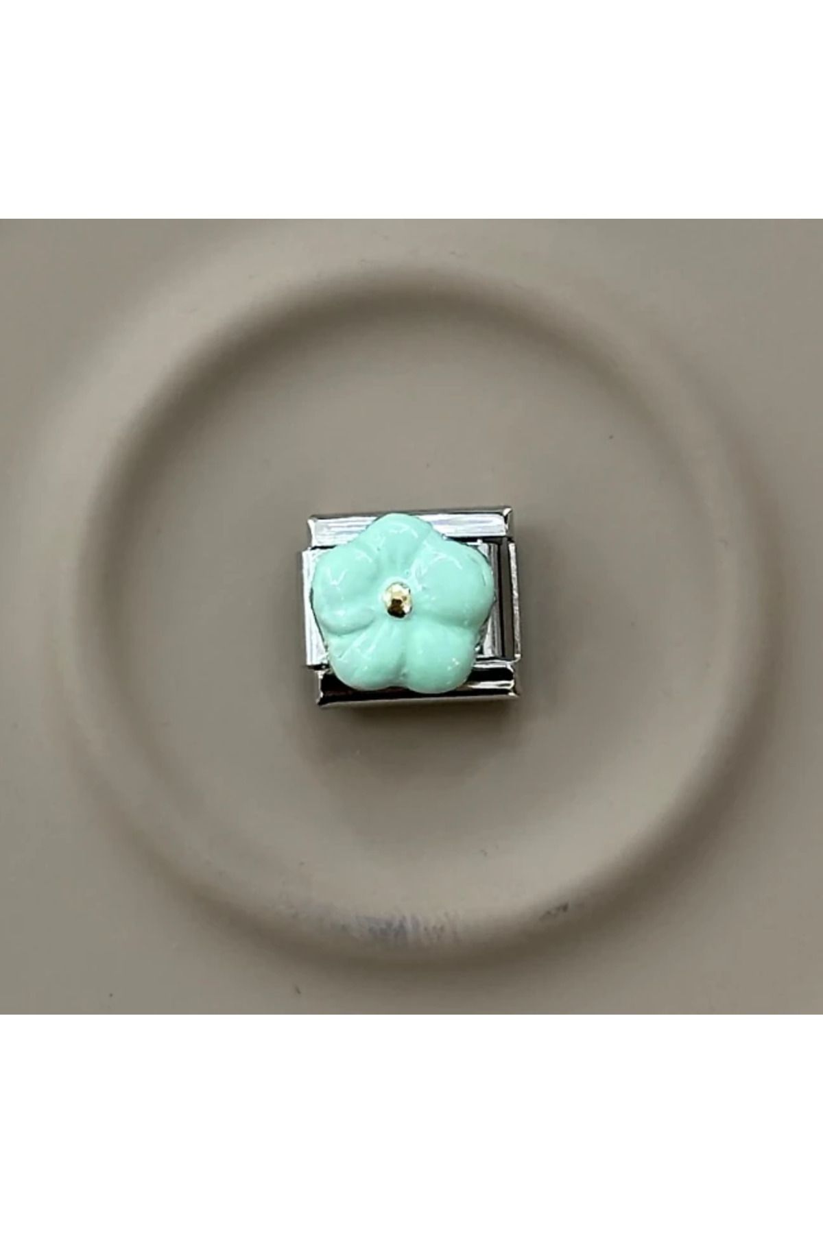 ENTA SHOP Blue Flower İtalyan Charm