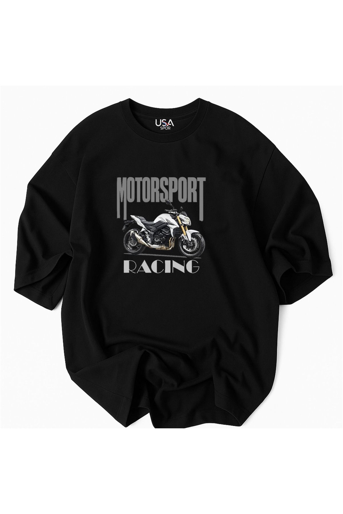 Racıng Motorsport Racıng Naked Motorsiklet Tasarım RACING %100 Pamuklu Premium T-Shirt Shk108