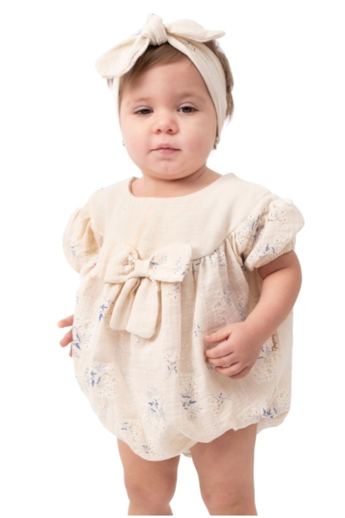 popshops baby Kır bahçesi Kız Bebek Müslim romper