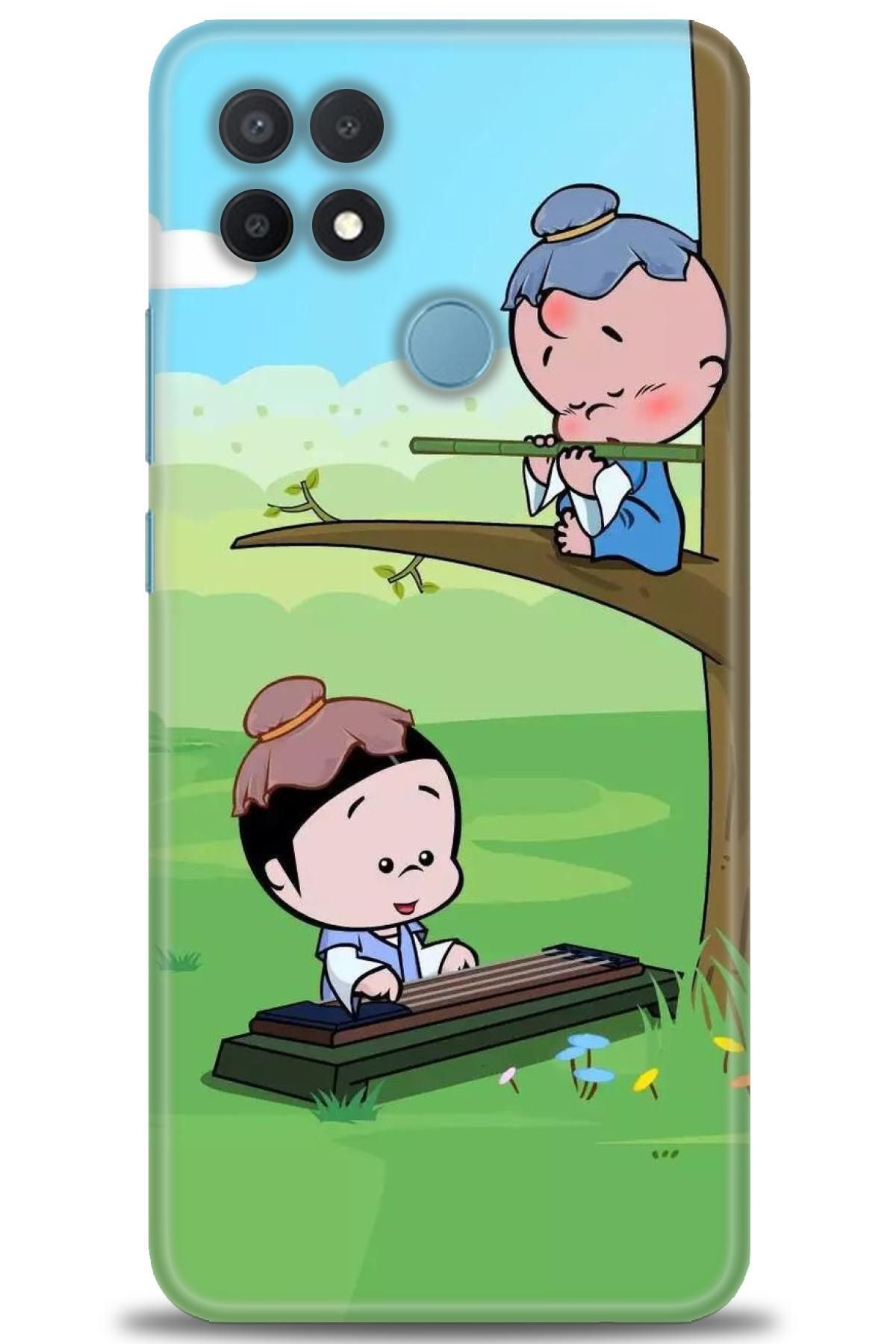 OPPO A15 / A15S İle Tam Uyumlu HD Baskılı Desenli Kılıf - Oppo - 656