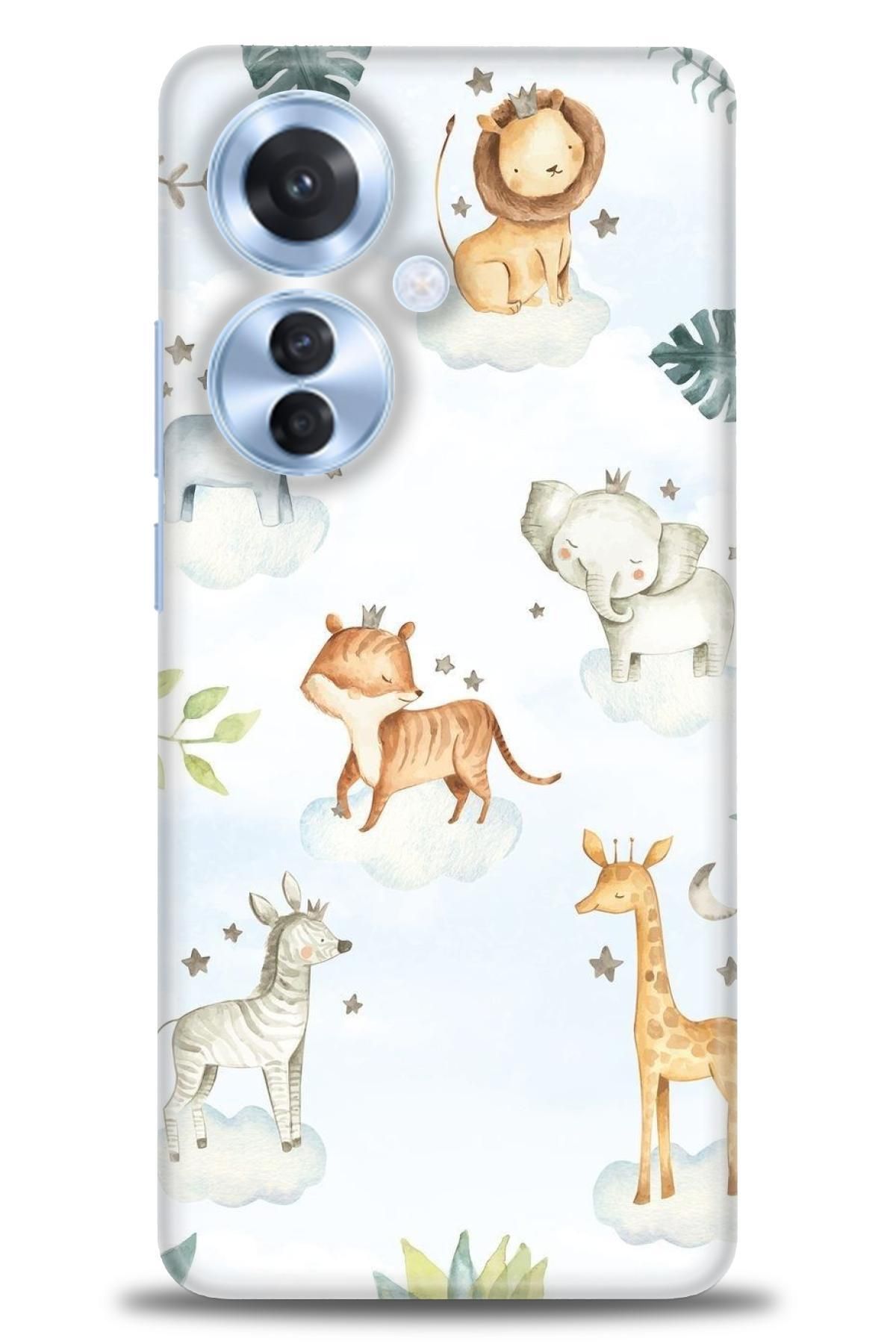 OPPO Reno 11F İle Tam Uyumlu HD Baskılı Desenli Kılıf - Oppo - 924