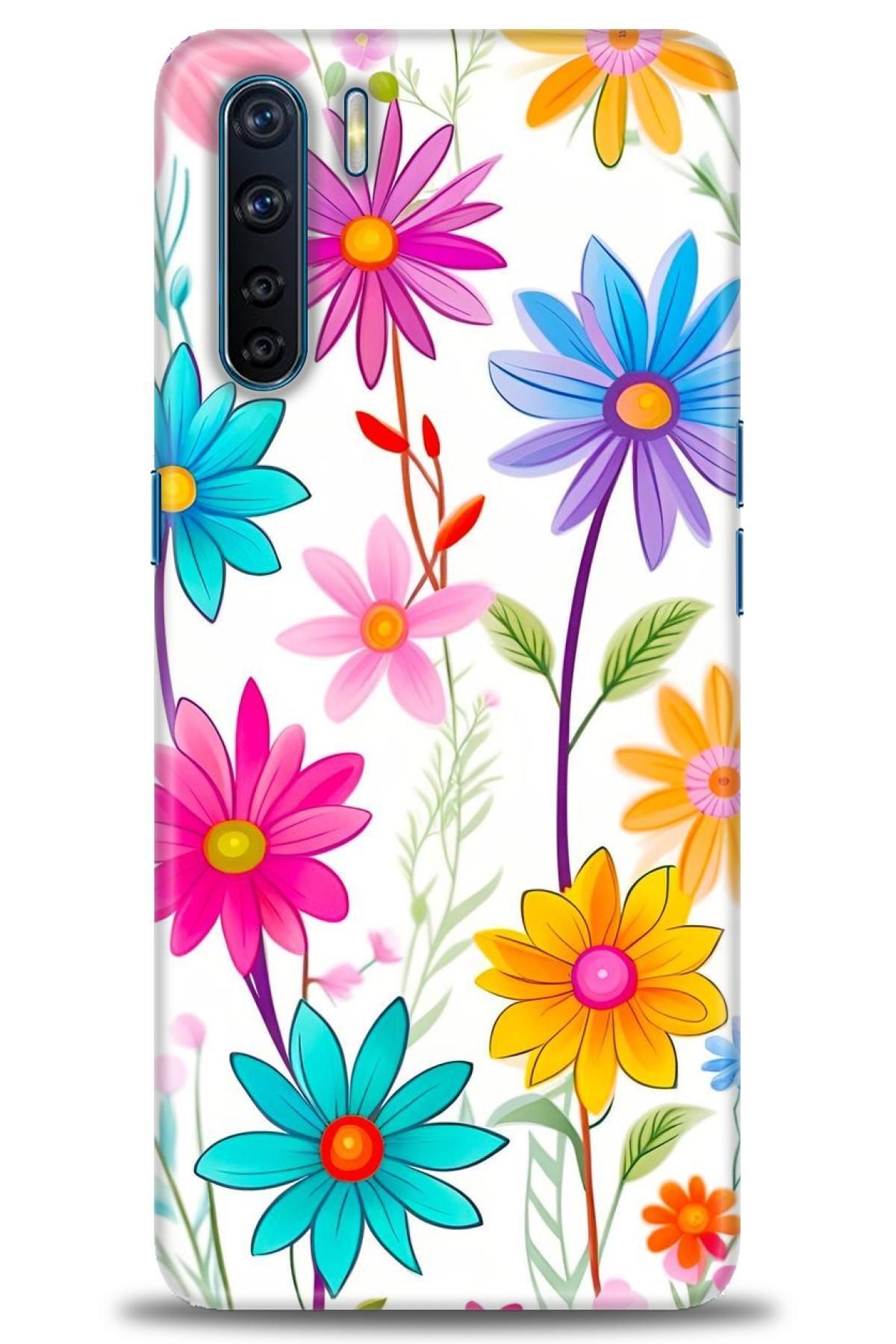 OPPO Reno 3 İle Tam Uyumlu HD Baskılı Desenli Kılıf - Oppo - 54