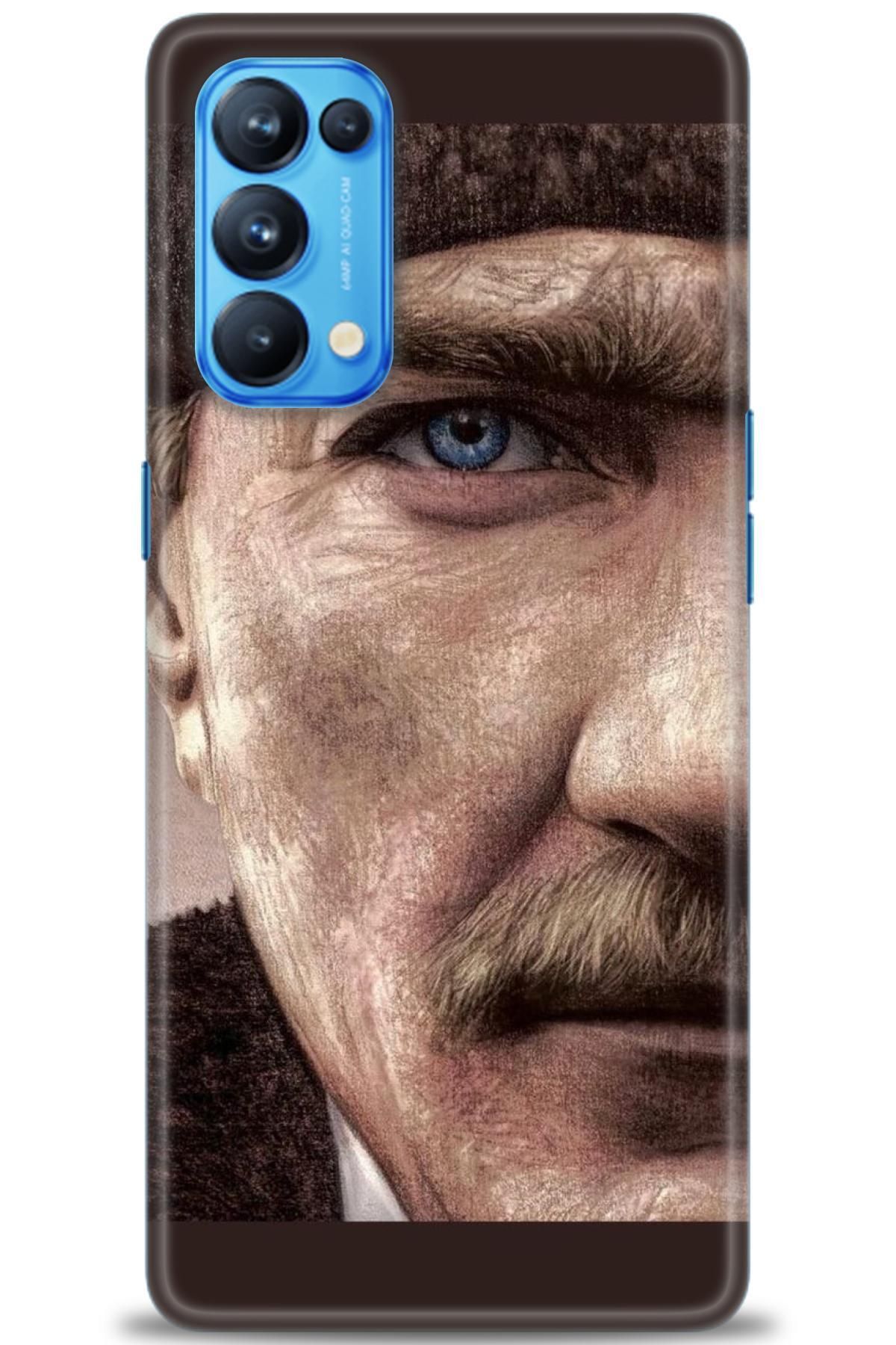 OPPO Reno 5 Pro İle Tam Uyumlu HD Baskılı Desenli Kılıf - Oppo - 786