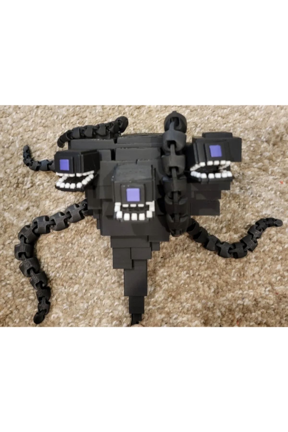 3d model s Minecraft Wither Storm Figürü - Özgün Tasarım 3D Baskı
