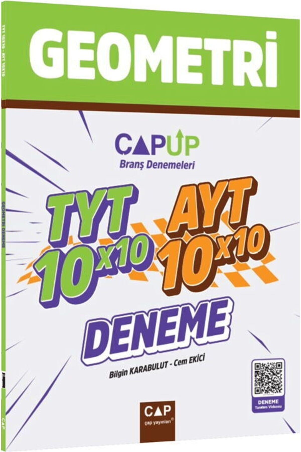 AV YAYINLARI Çap Yayınları TYT AYT Geometri 10 X 10 Up Deneme