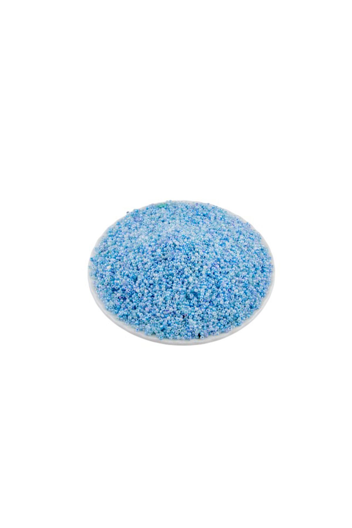 Serhat Aksesuar ve El İşçilik İnci Mavi (11/0) 2 mm Kum Boncuğu 100 gr