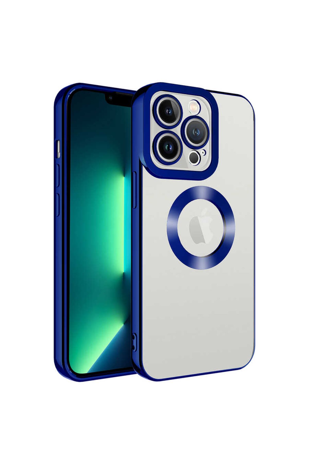 SKYARC iPhone 11 Pro Kılıf Kamera Korumalı Logo Gösteren Omega Kapak