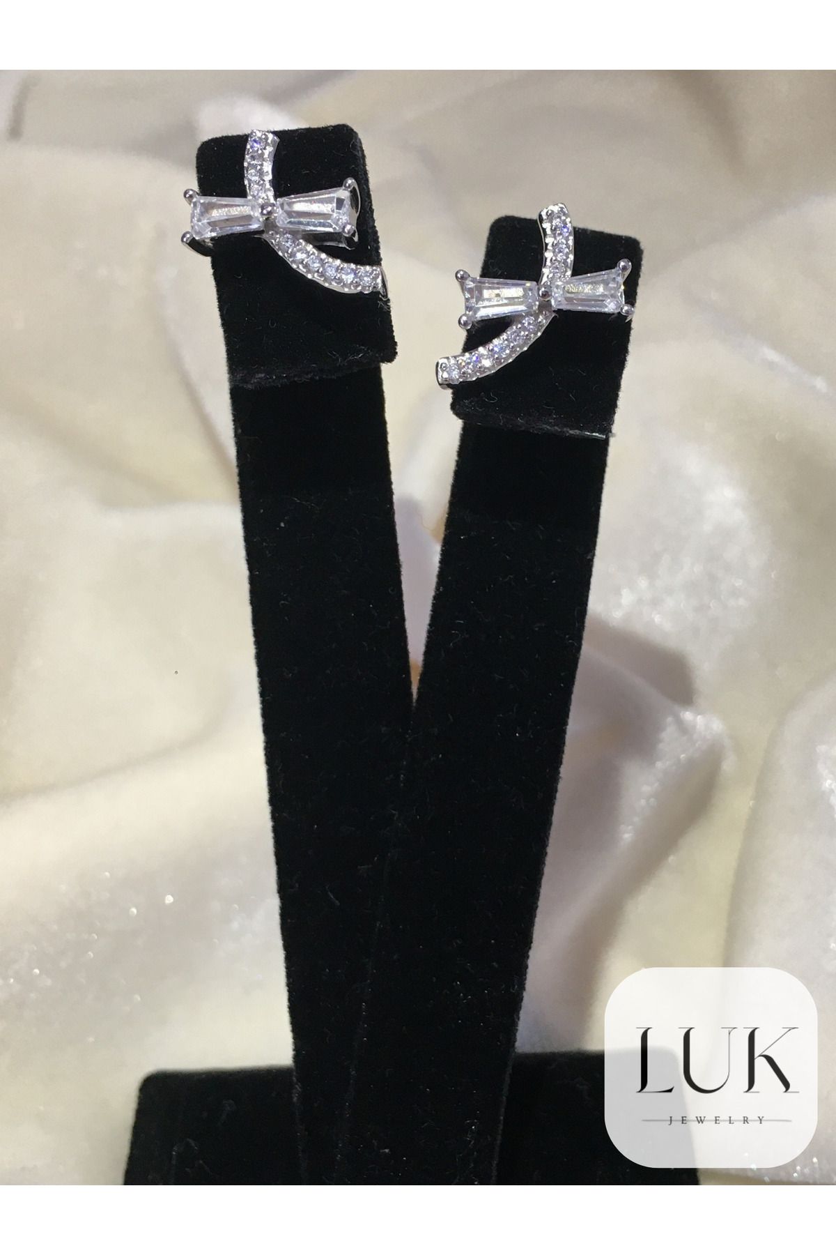 LUK JEWELRY 925 AYAR TAŞLI KÜPE