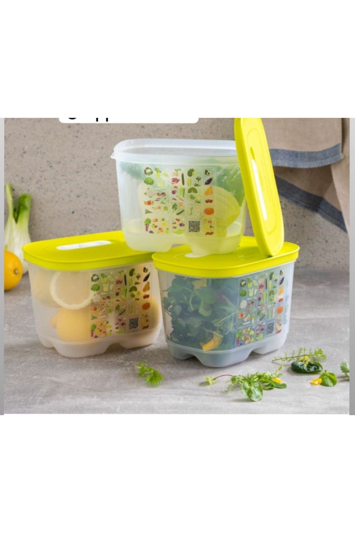 Tupperware Sera 3 Adet 1.8 LT Sera.