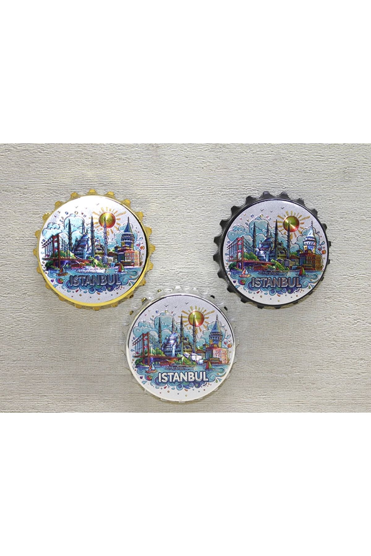 Vemora İstanbul Temalı Metal Magnet Alk4341