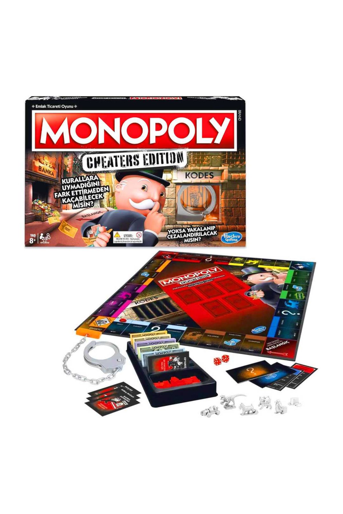 Art Tone HASBRO GAMES MB GAME E1871 MONOPOLY CHEATERS EDİTİON 8+