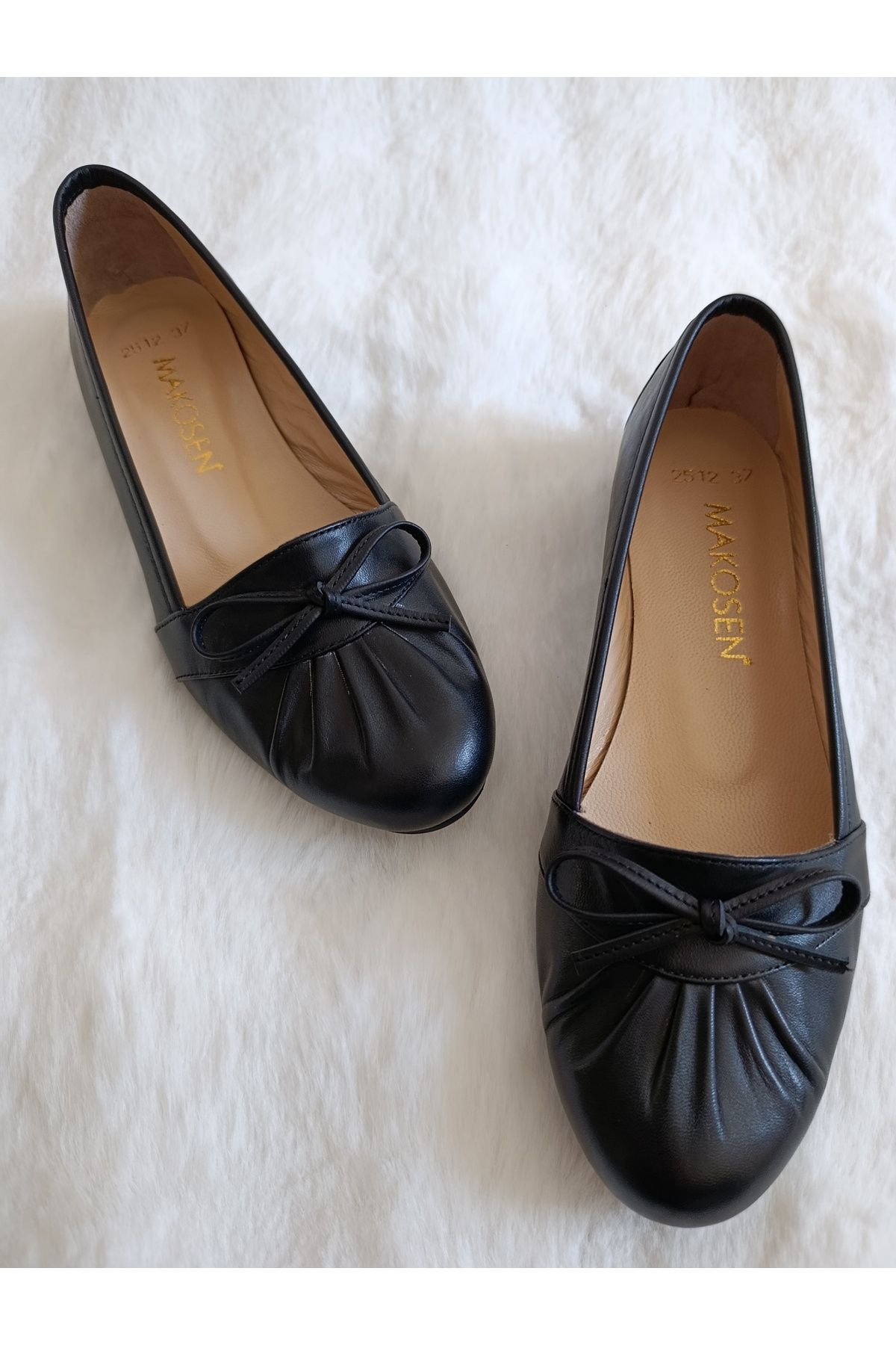 Ay Shoes Kadın Hakiki Deri 34-42 Numara Babet