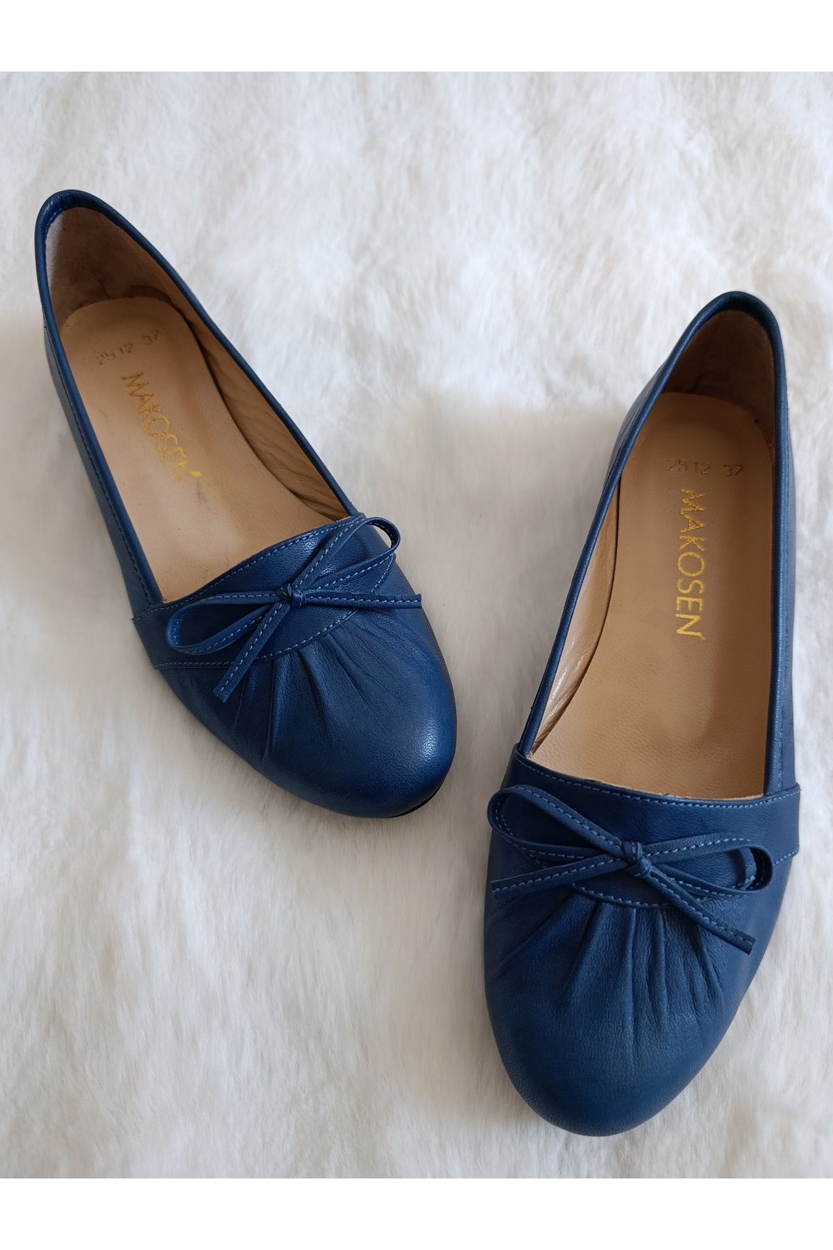 Ay Shoes Kadın Hakiki Deri 34-42 Numara Babet