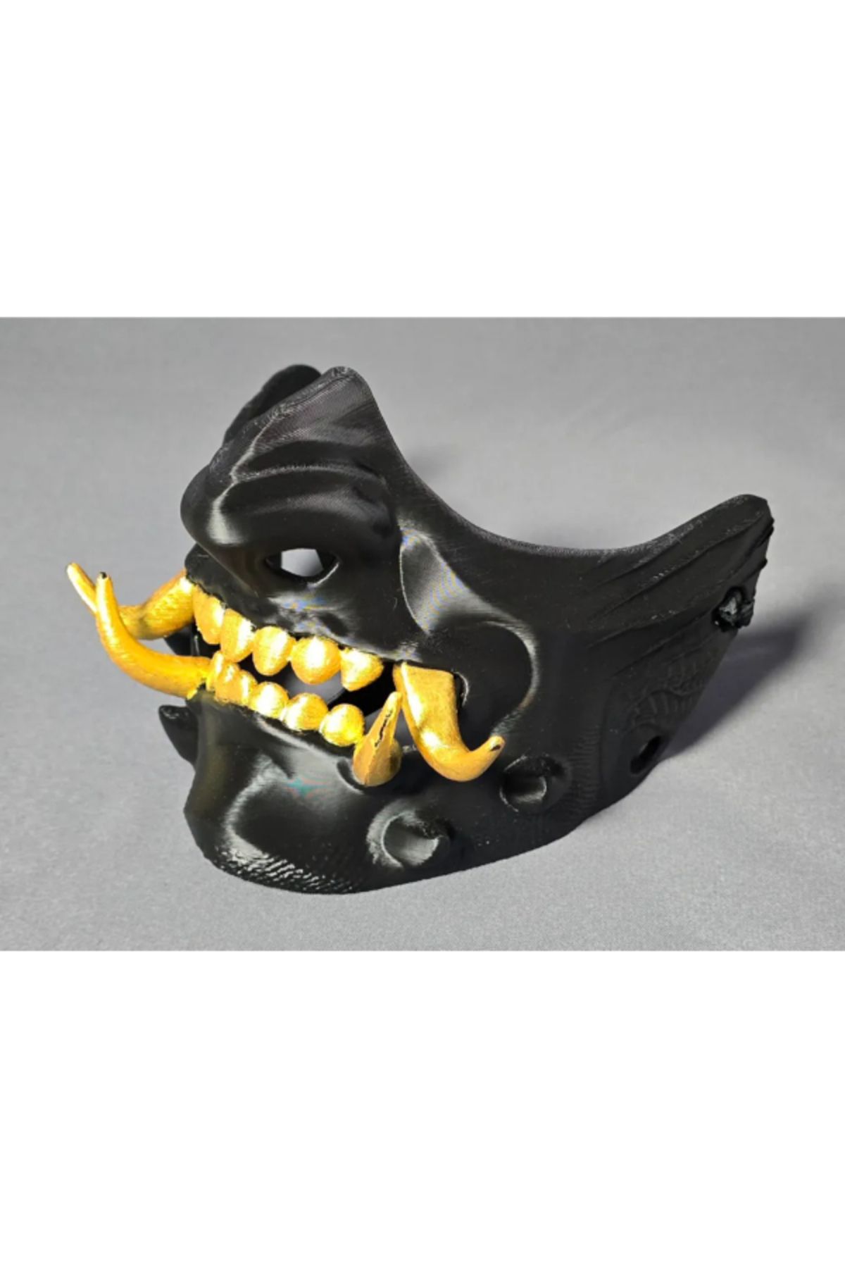 3d model s Mempo Samurai Oni Maske – 3D Baskı Koleksiyon Aksesuarı