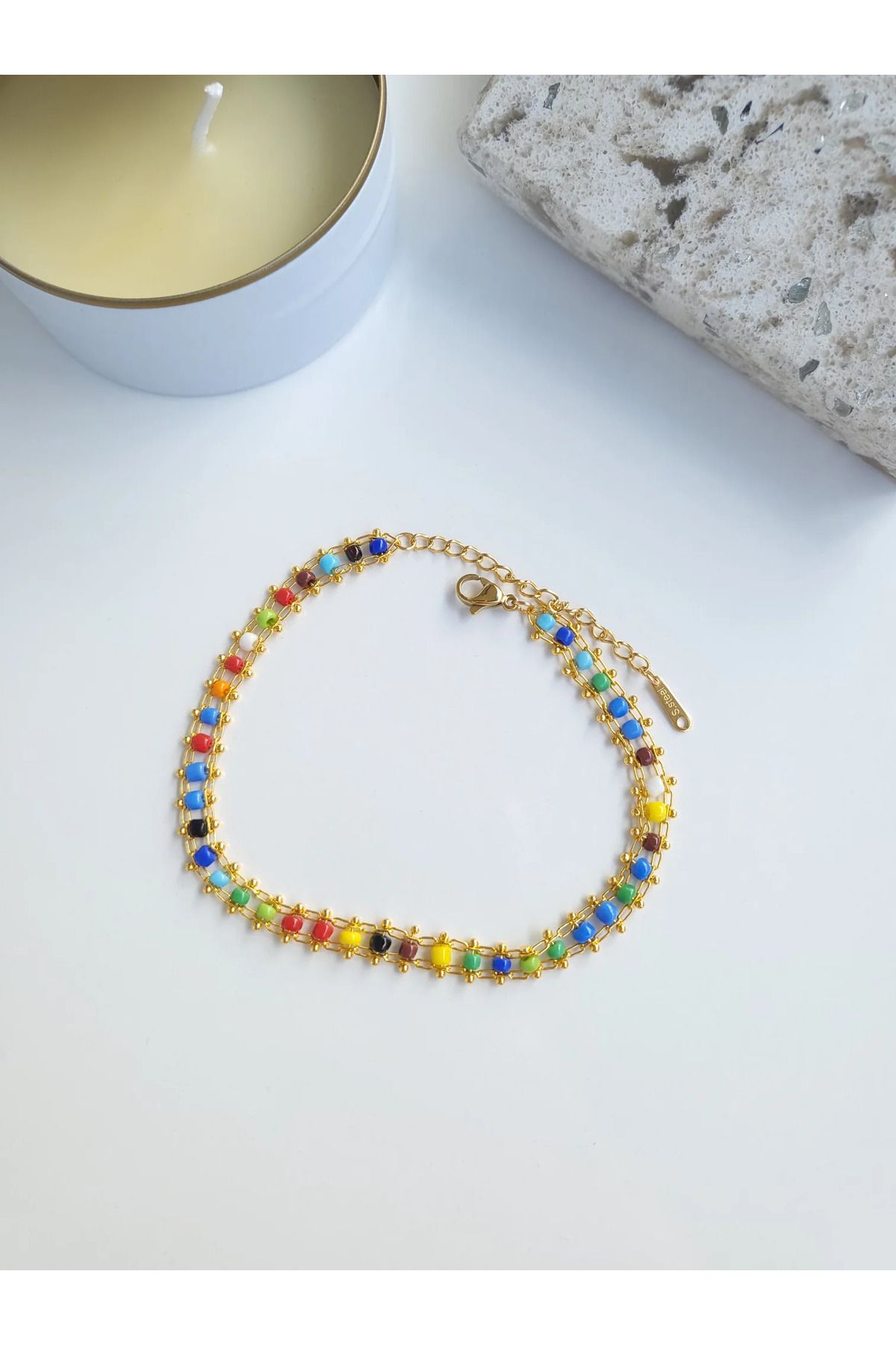 1881 STORE Çelik Gold Renkli Halhal