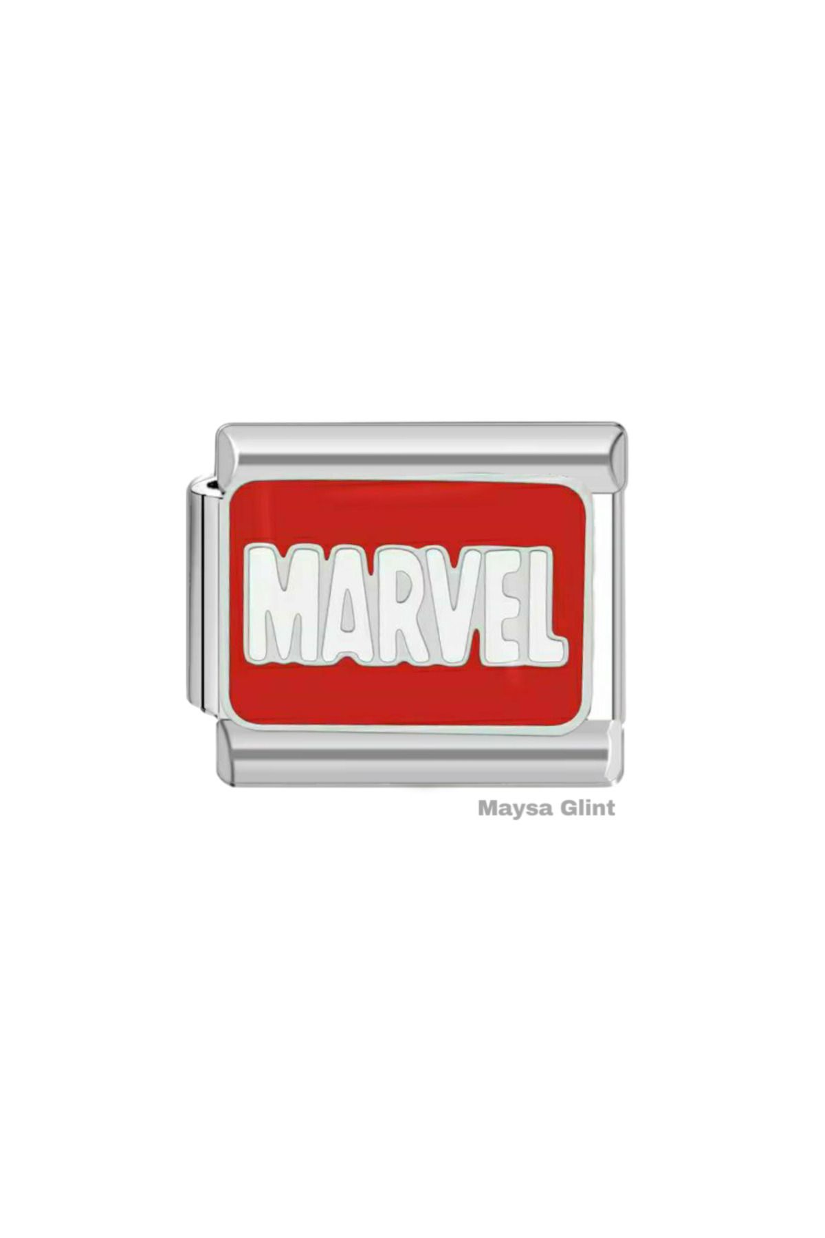 Maysa Glint Marvel Paslanmaz Çelik Charm Italyan Bileklik Charmı Çizgi Film Karakteri Stiç Pokemon