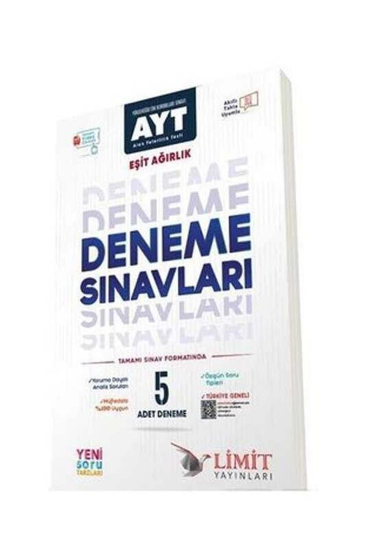 Ankara Kitap Merkezi AYT Eşit Ağırlık 5 li Deneme Limit Yayınları