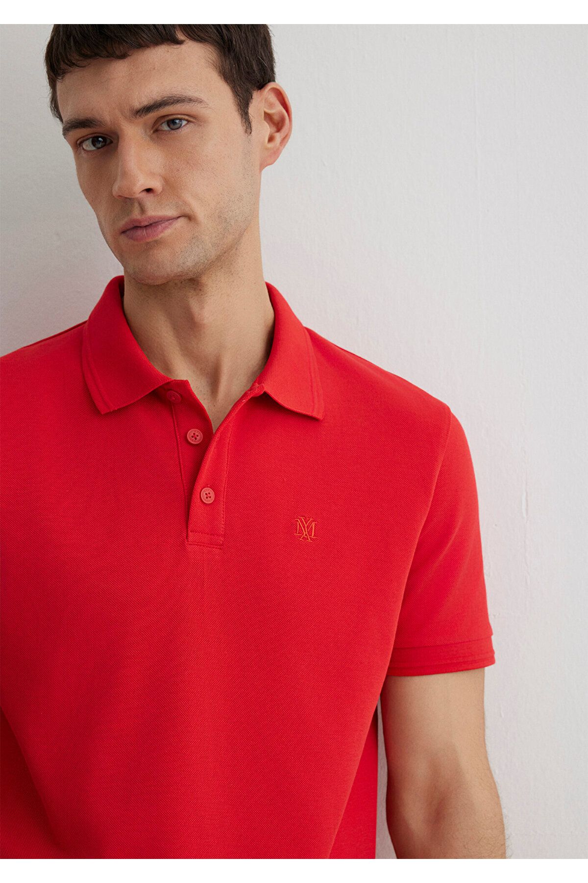 Mavi Czerwona Koszulka Polo Slim Fit / Slim Fit-70471 Mężczyzna - L