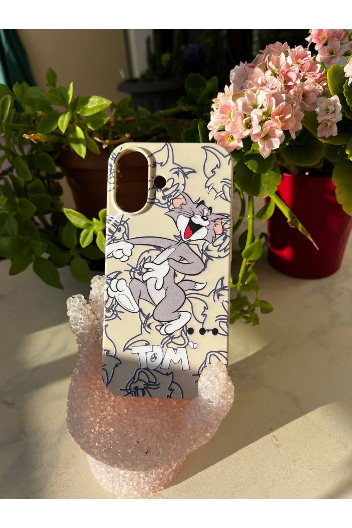 ayel dekor Iphone 16 Uyumlu Darbe Önleyici İçi Kadife Baskılı Silikon Kılıf