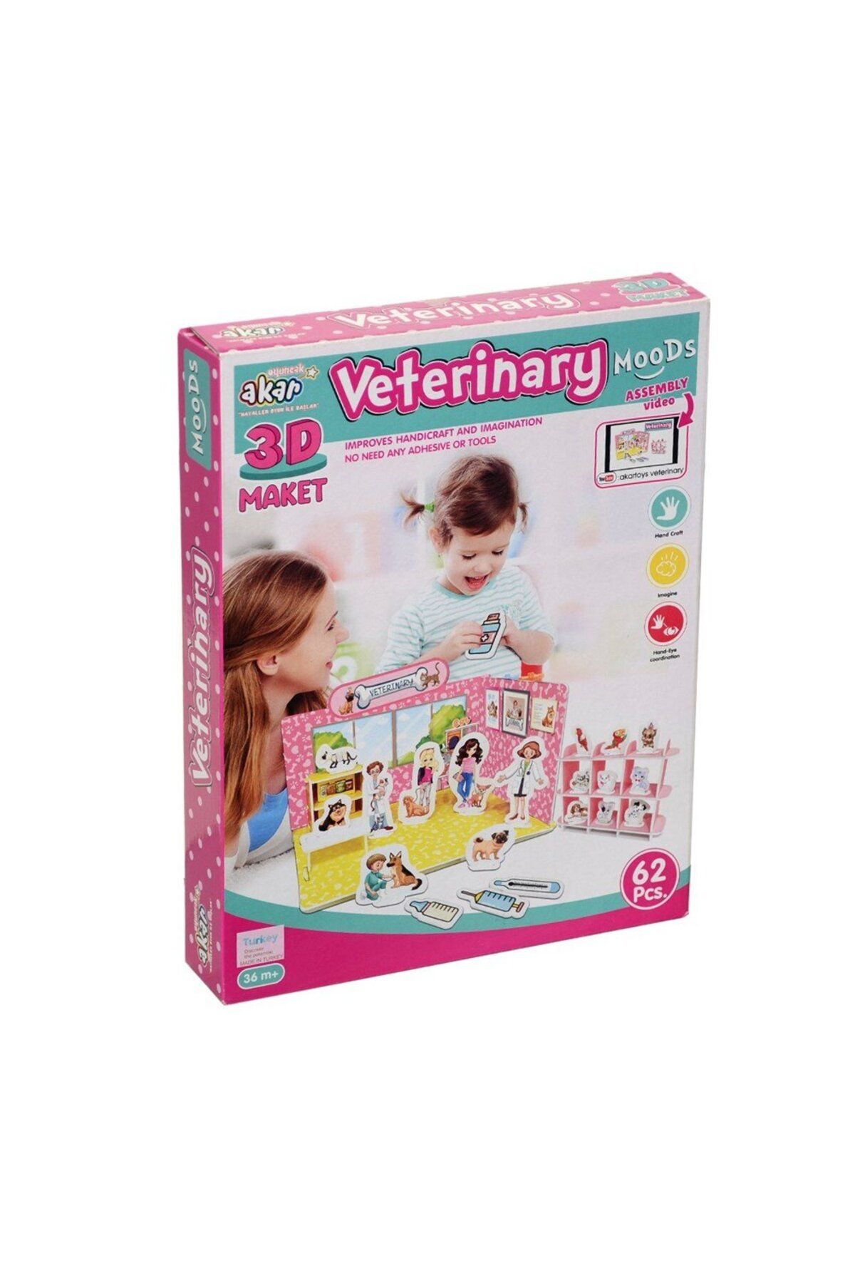 Skygo Veteriner Maket 3 Boyutlu Puzzle
