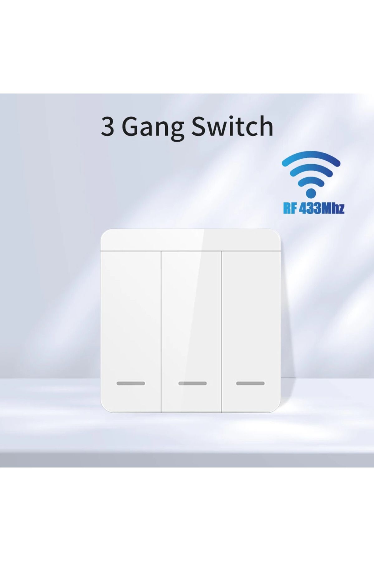 GGBEE-3gang Switch Wifi Rf 433mhz Smart Switch Tuya Smart Life Alexa Google Alice Voice Control Remote Wir 1