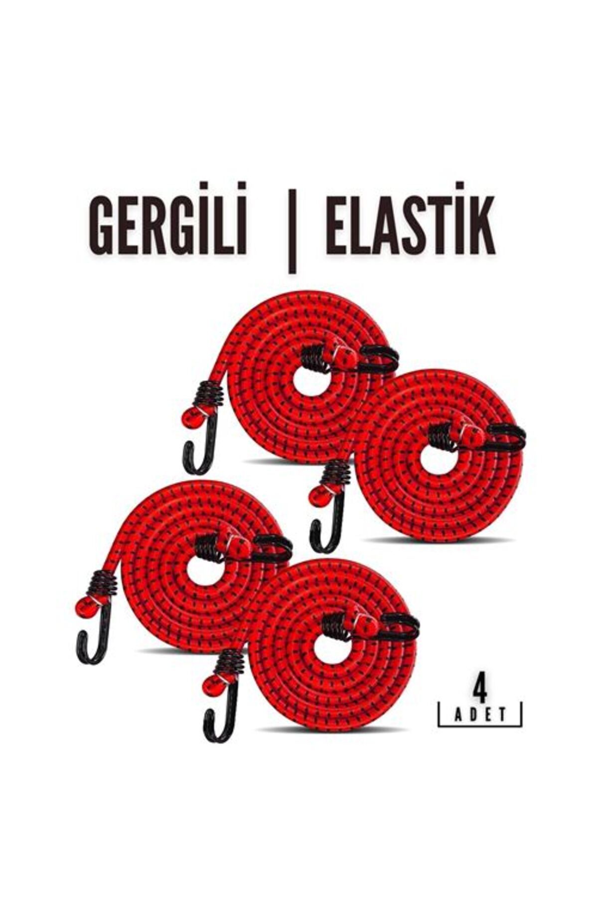 Skygo Gergili Bagaj Lastiği 2 Kancalı 4 lü PAKET