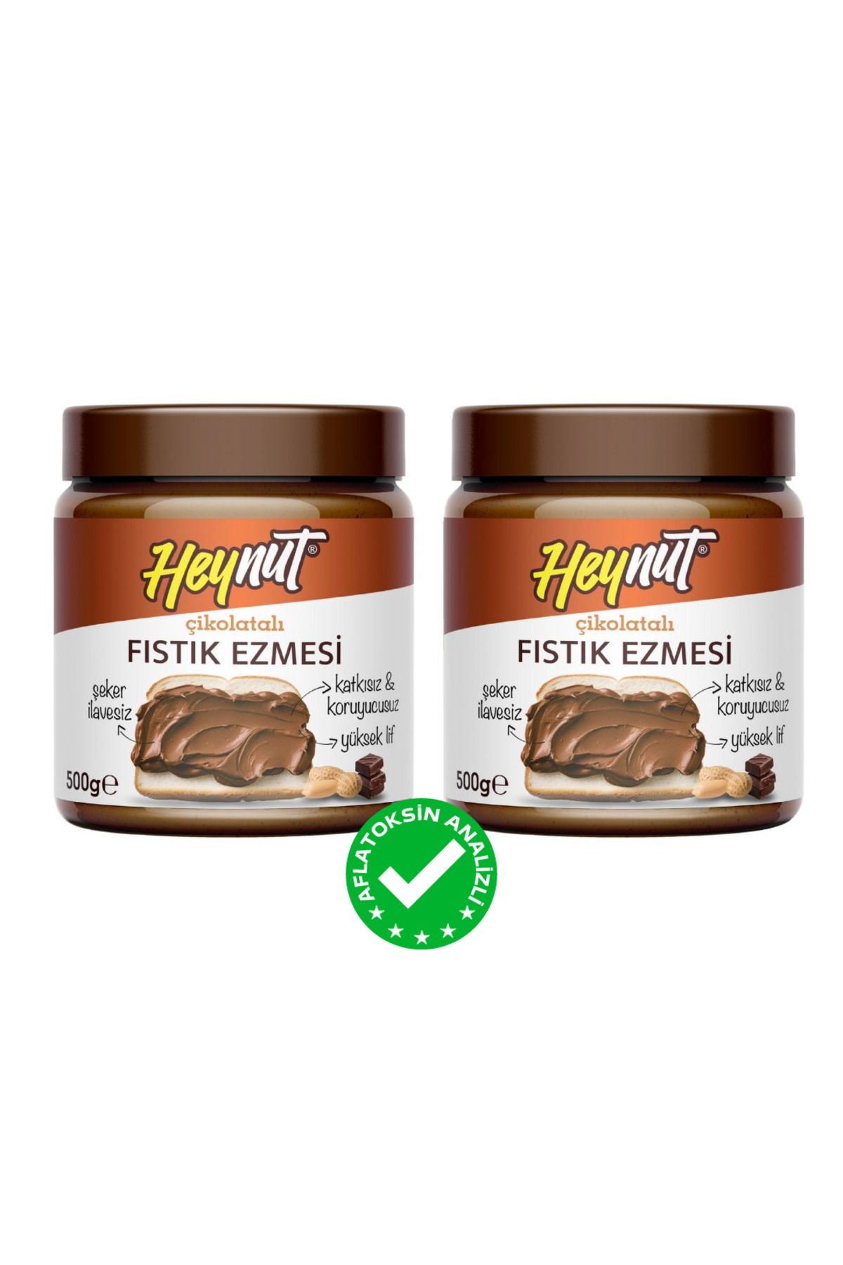 HEYNUT Çikolatalı Fıstık Ezmesi 500g X 2 Adet
