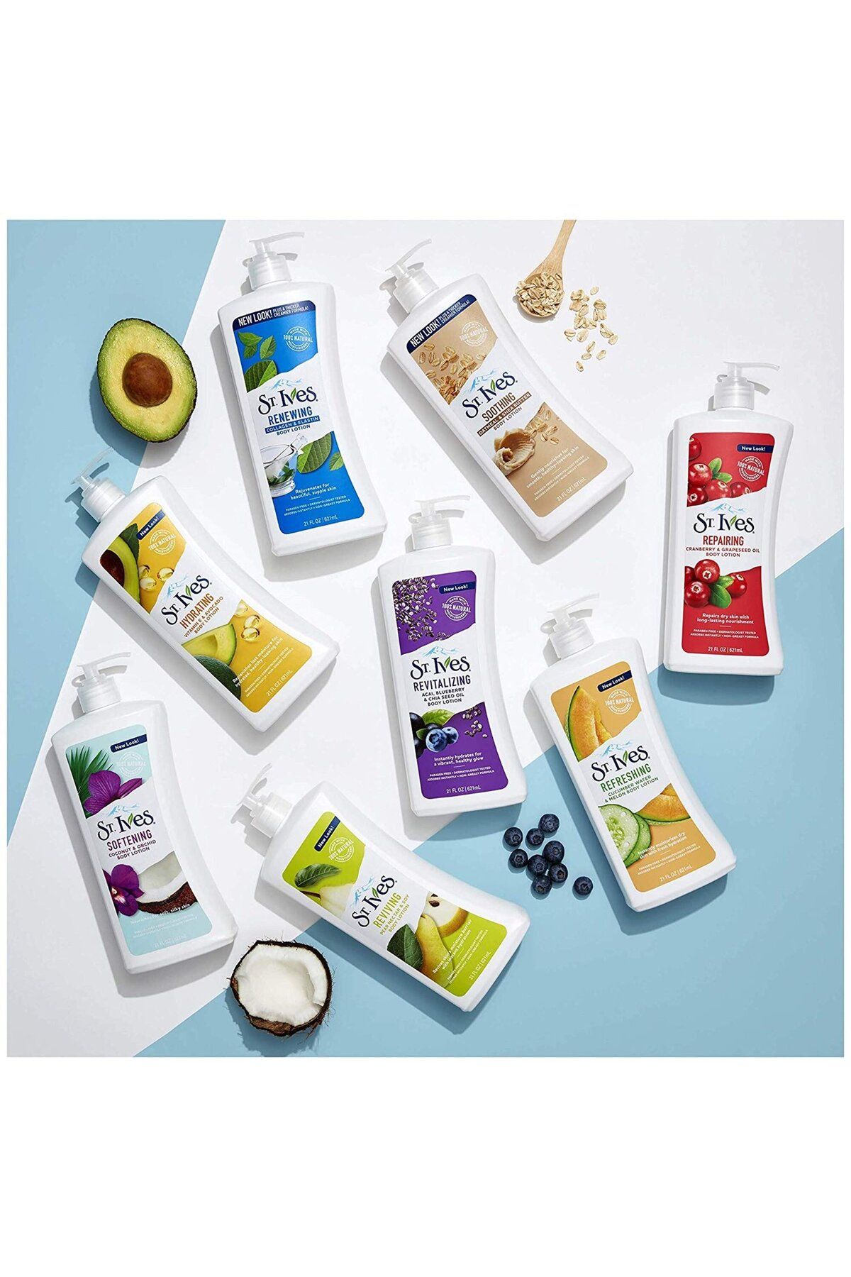 St. Ives-Renewing Body Lotion 621 ml 4