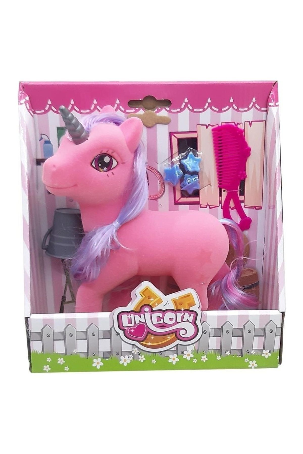 Shem Büyük Kadife Unicorn At