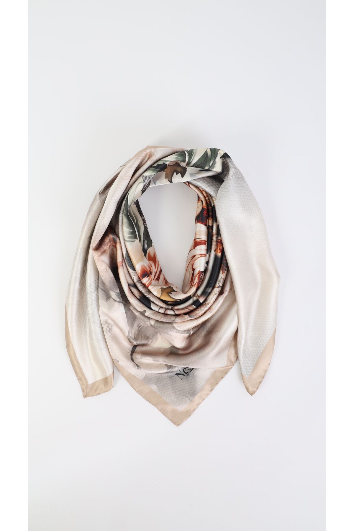 NESSCARF İthal İpek Saten Eşarp