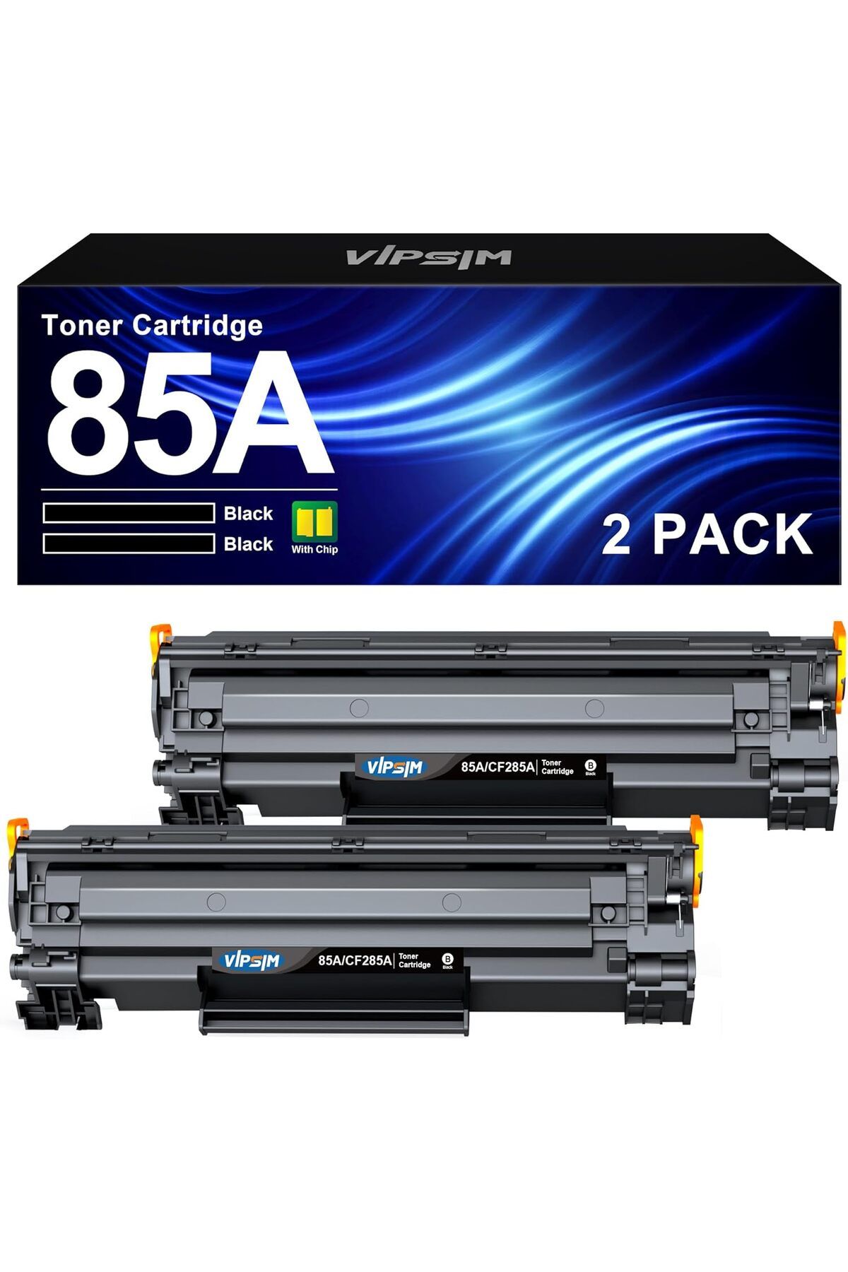 HP **YA-DE TONER** Laserjet P1102W P1102 P1109W M1217nfw M1212 M1212nf M1217 Printer (Black, 2-Pack)