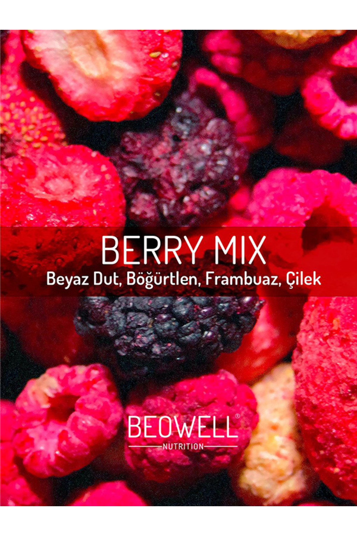 BEOWELL Berry Mix – Freeze Dried Dondurularak Kurutulmuş Orman