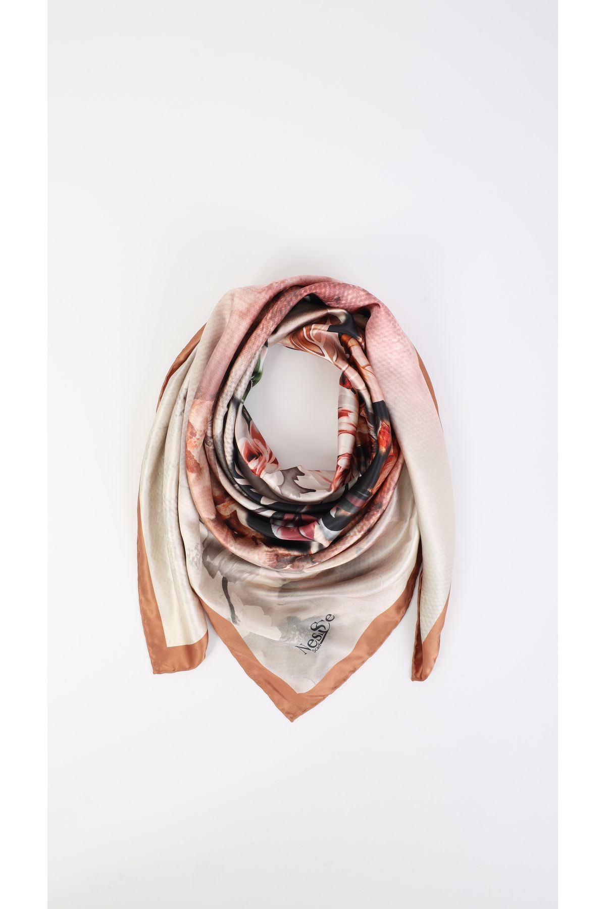 NESSCARF İthal İpek Saten Eşarp