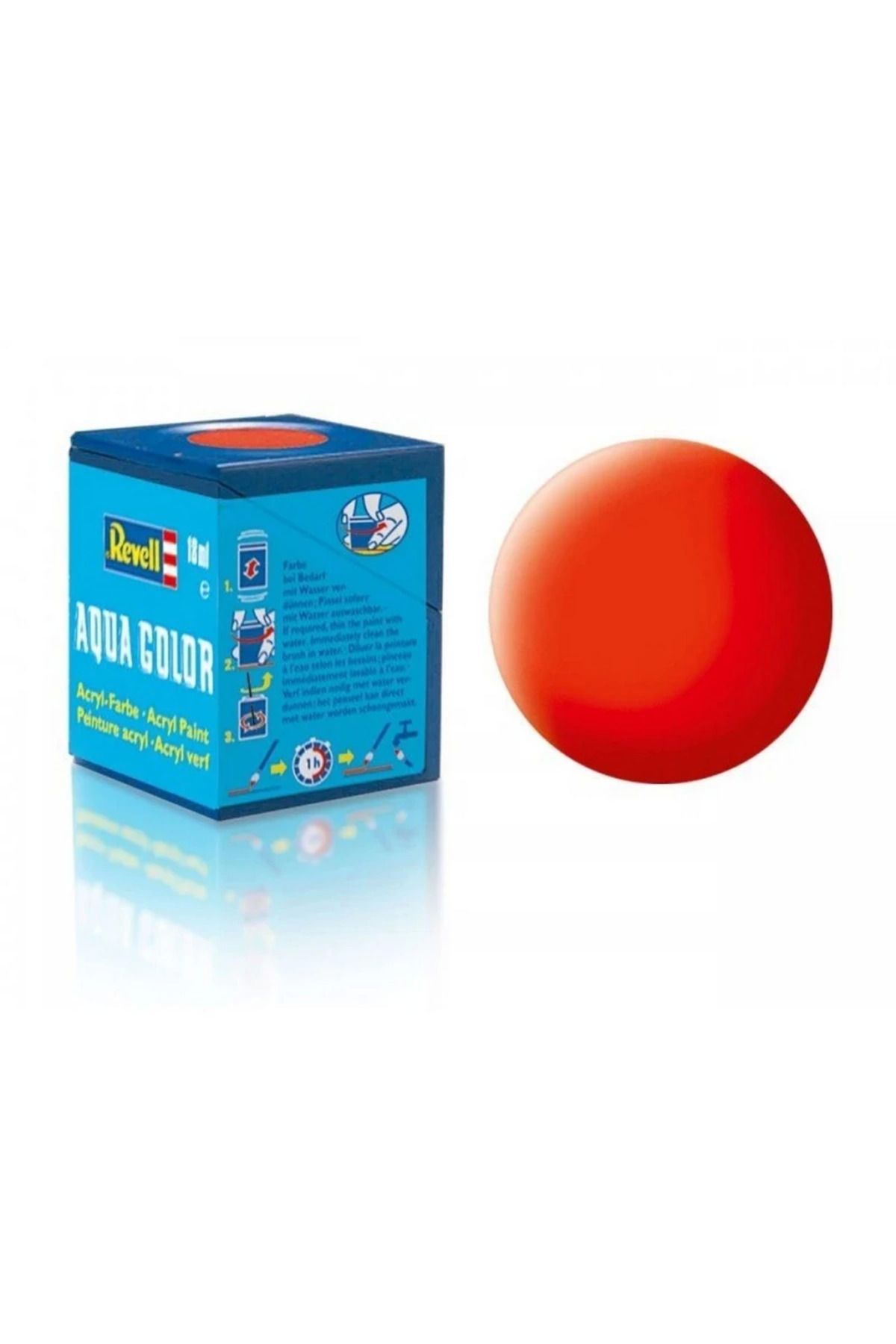 Skygo Aqua Color Luminous Orange - Mat Boya- 18 ml