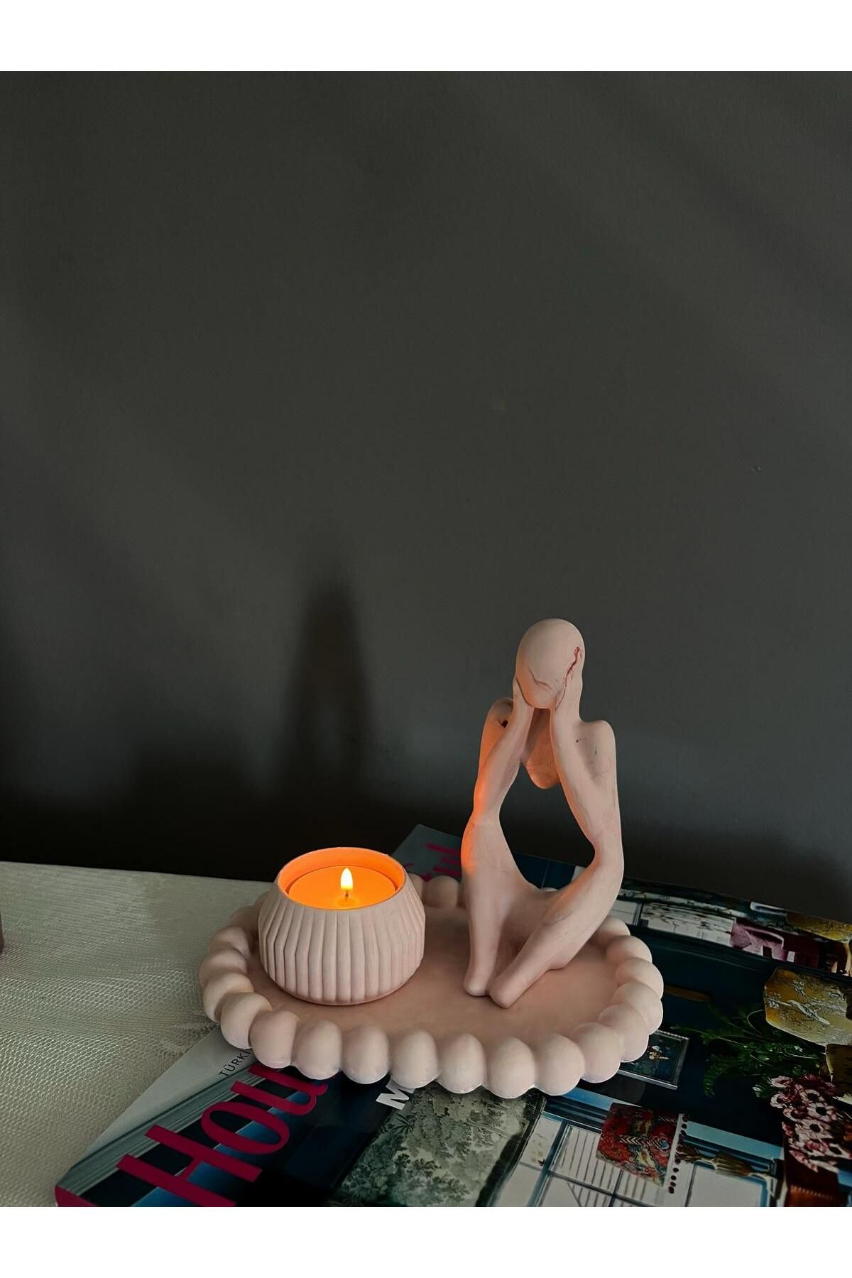 Evosia Design Minimalist Dekorasyon Seti (Açık Pembe)