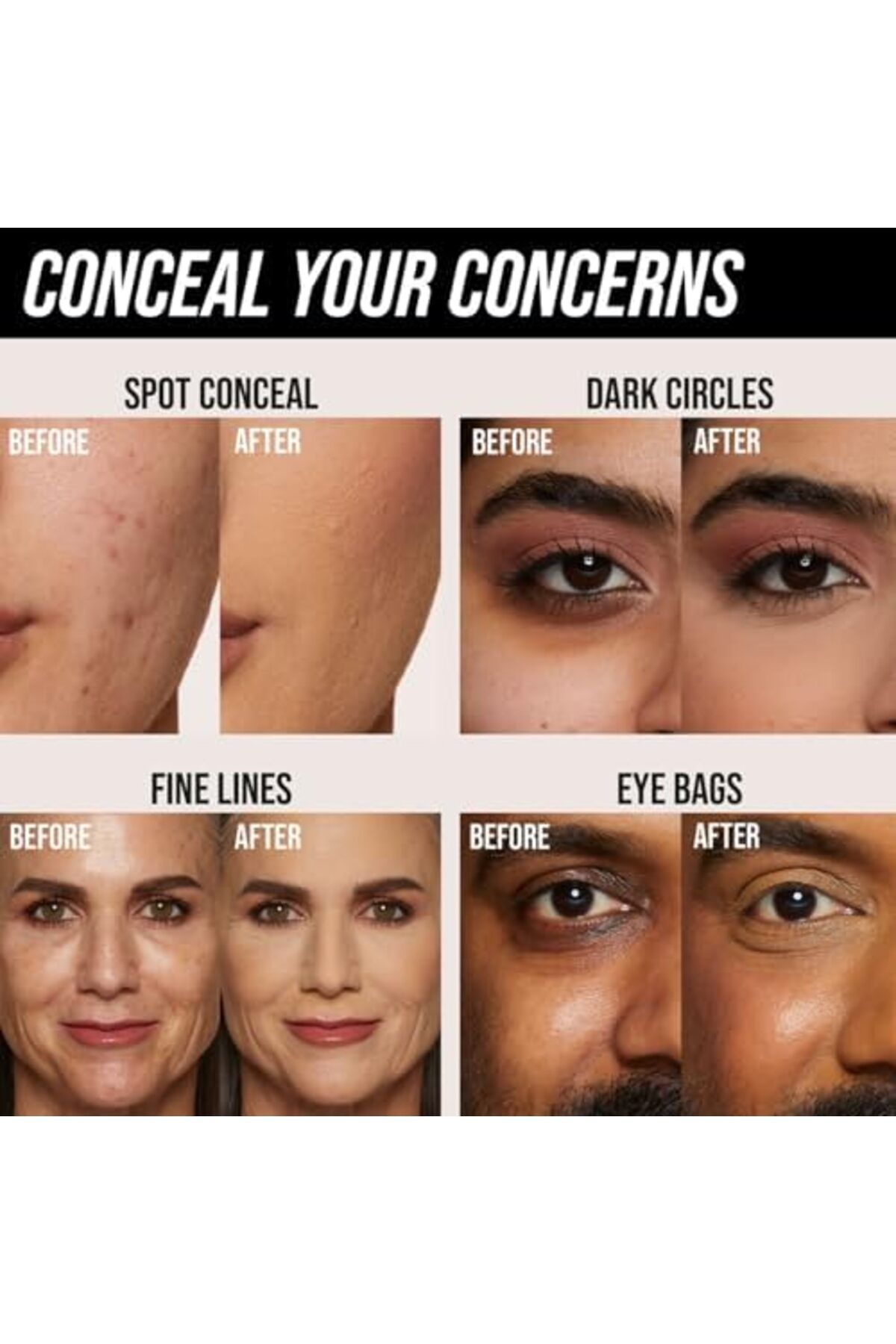 Huda Beauty-FauxFilter Luminous Matte Buildable Coverage Crease Proof Concealer 3.5N Sugar Biscuit 9ml 5