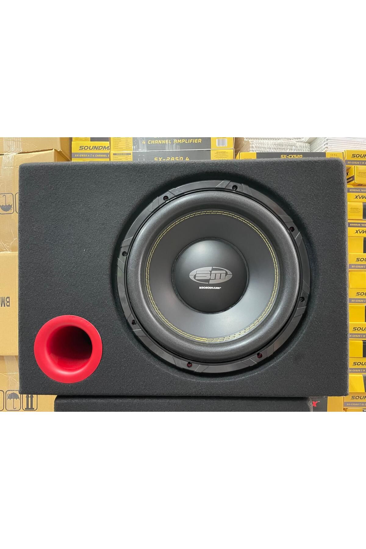 Boschmann BM-30SUB 30 CM KABİNLİ SUBWOOFER BAS 1400 WATT MAXİMUM POWER 300 WATT RMS POWER