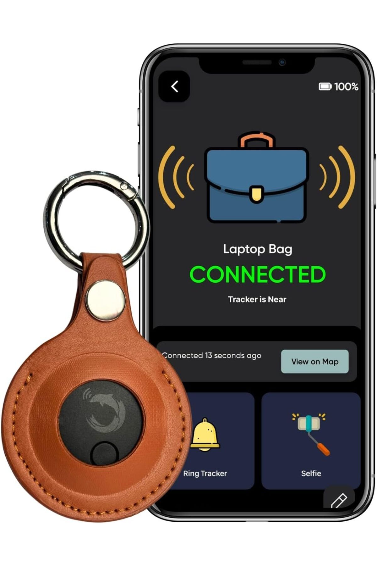 tag8 Smart Akıllı Etiket Bluetooth Gps Tracker Pro Deri Koruyucu Kılıf ve Anahtarlık