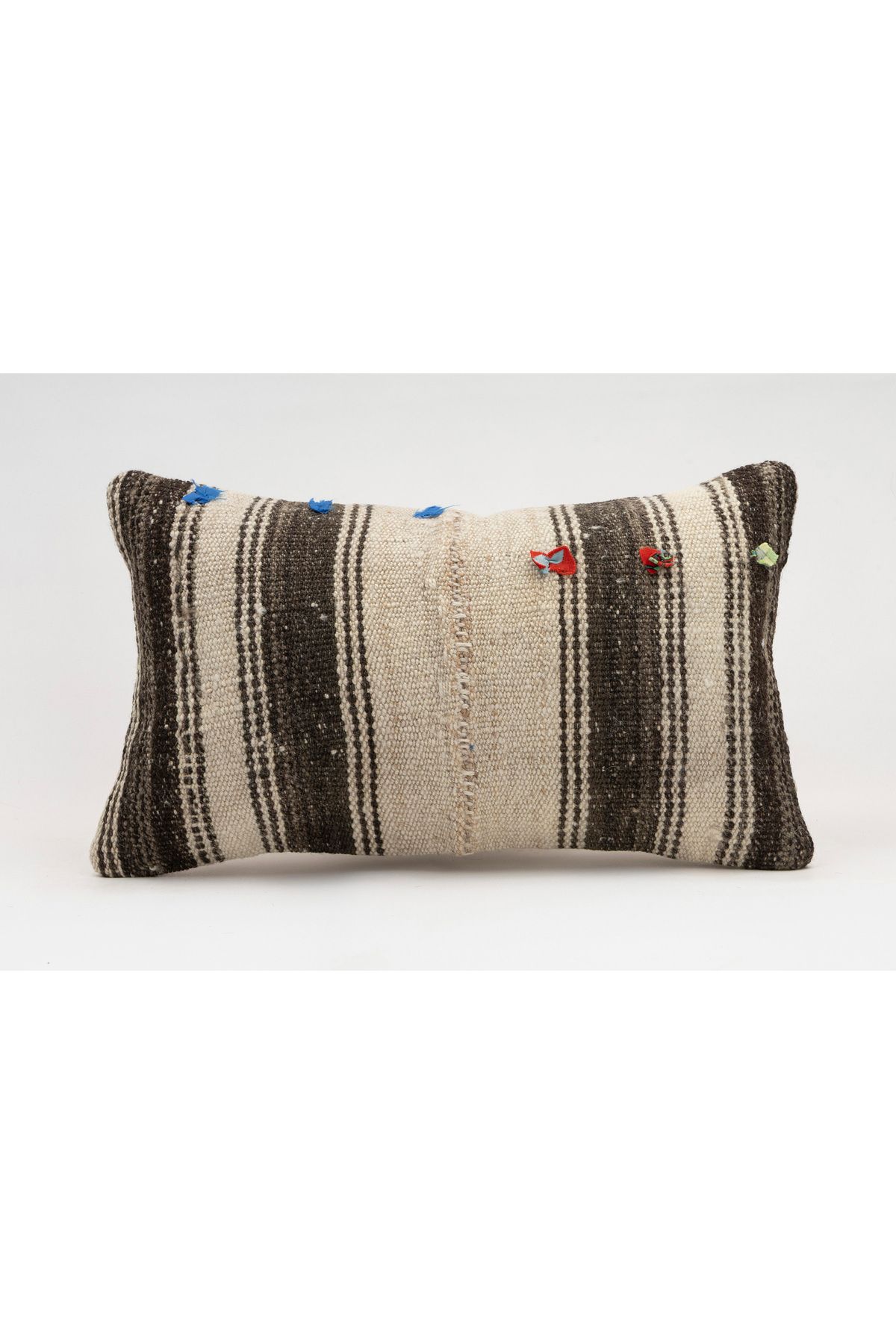 Kilim Whole Sale El Yapımı Kilim'den Yapılmış Vintage Kırlent Kılıfı, Yün, 30x50 Cm