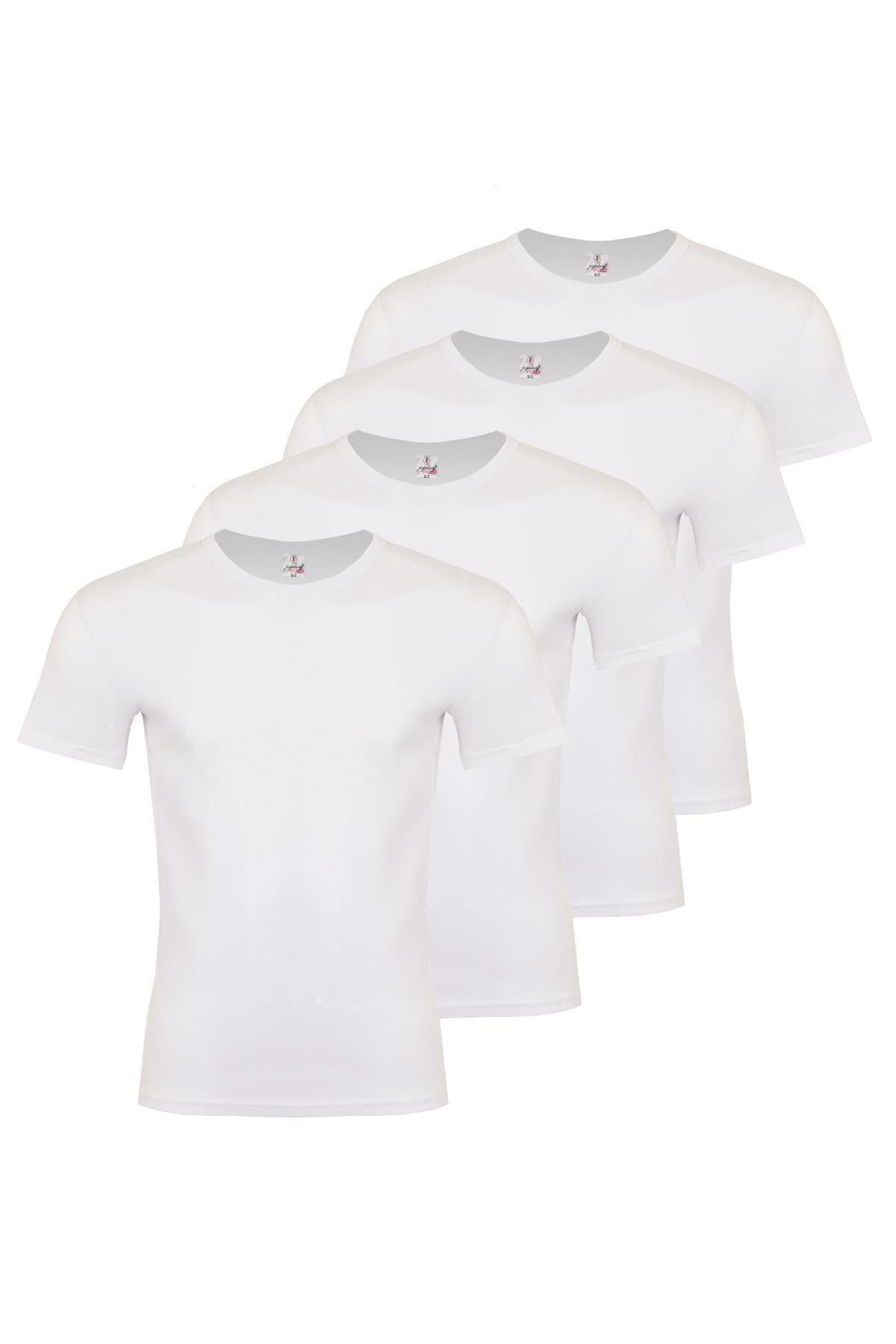 JOJOBOY POLO Erkek Ribana Yuvarlak Yaka Tshirt