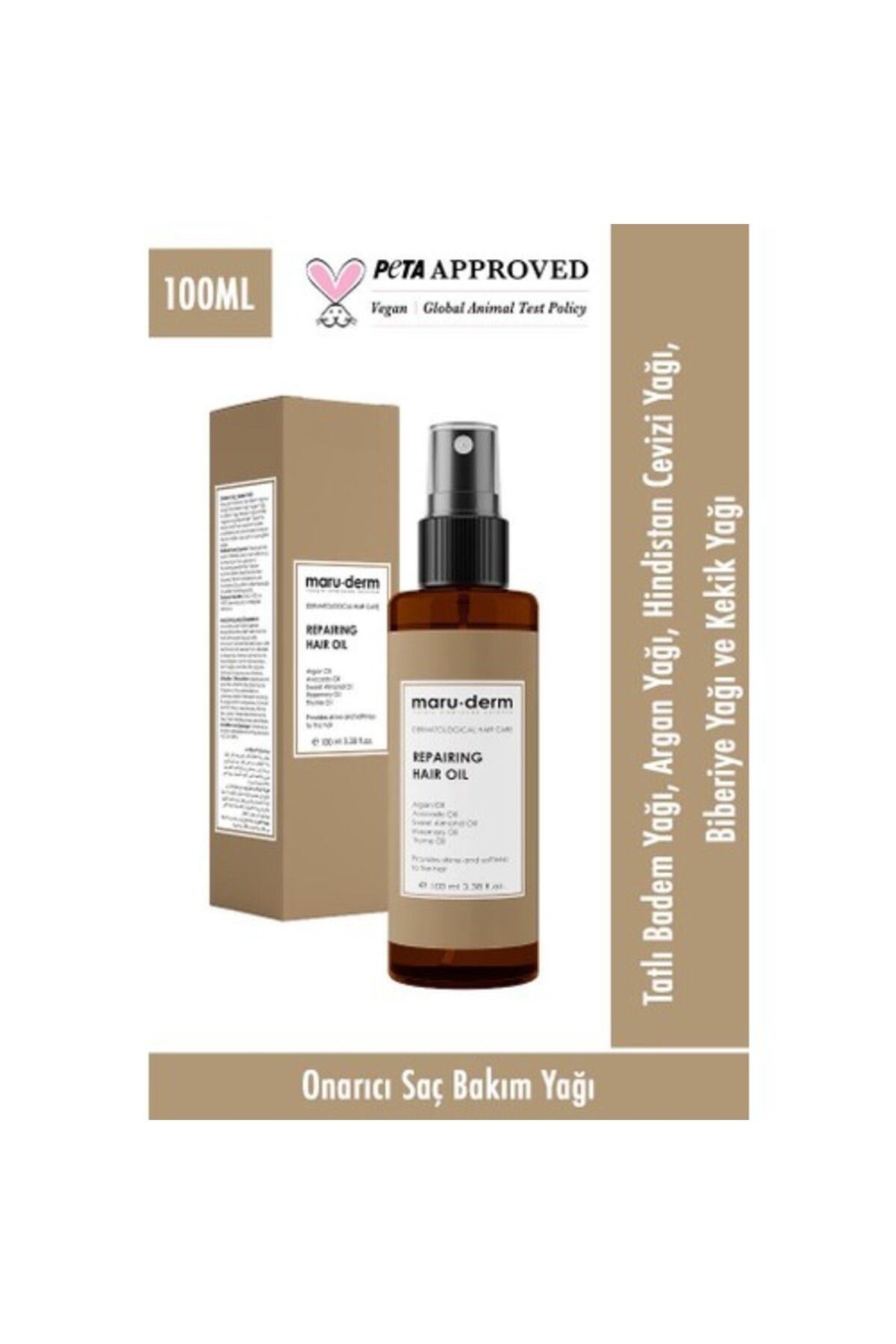 ALVİT Maruderm Onarıcı Saç Bakım Yağı 100 Ml (W)